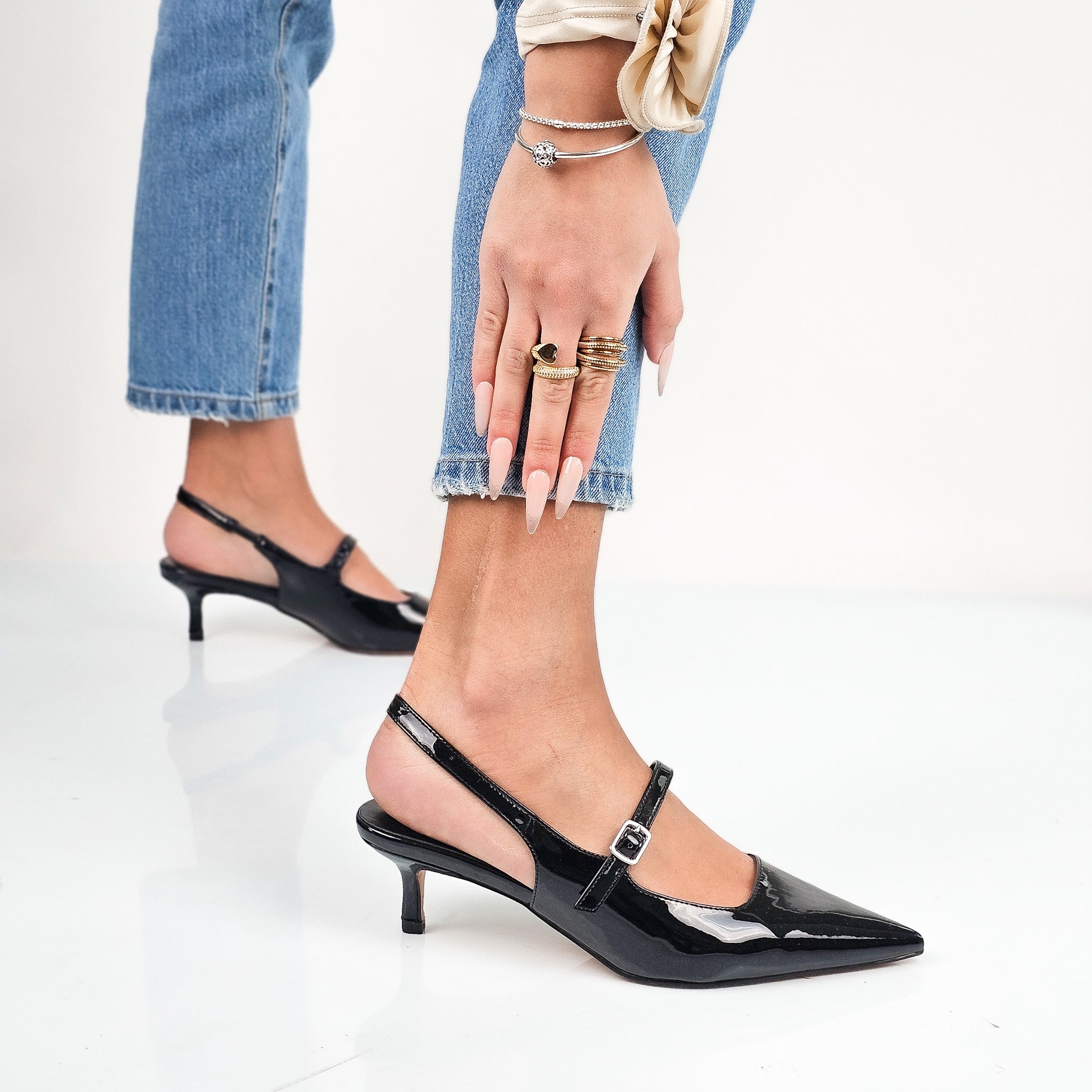 Jinnah - Decollette Slingback