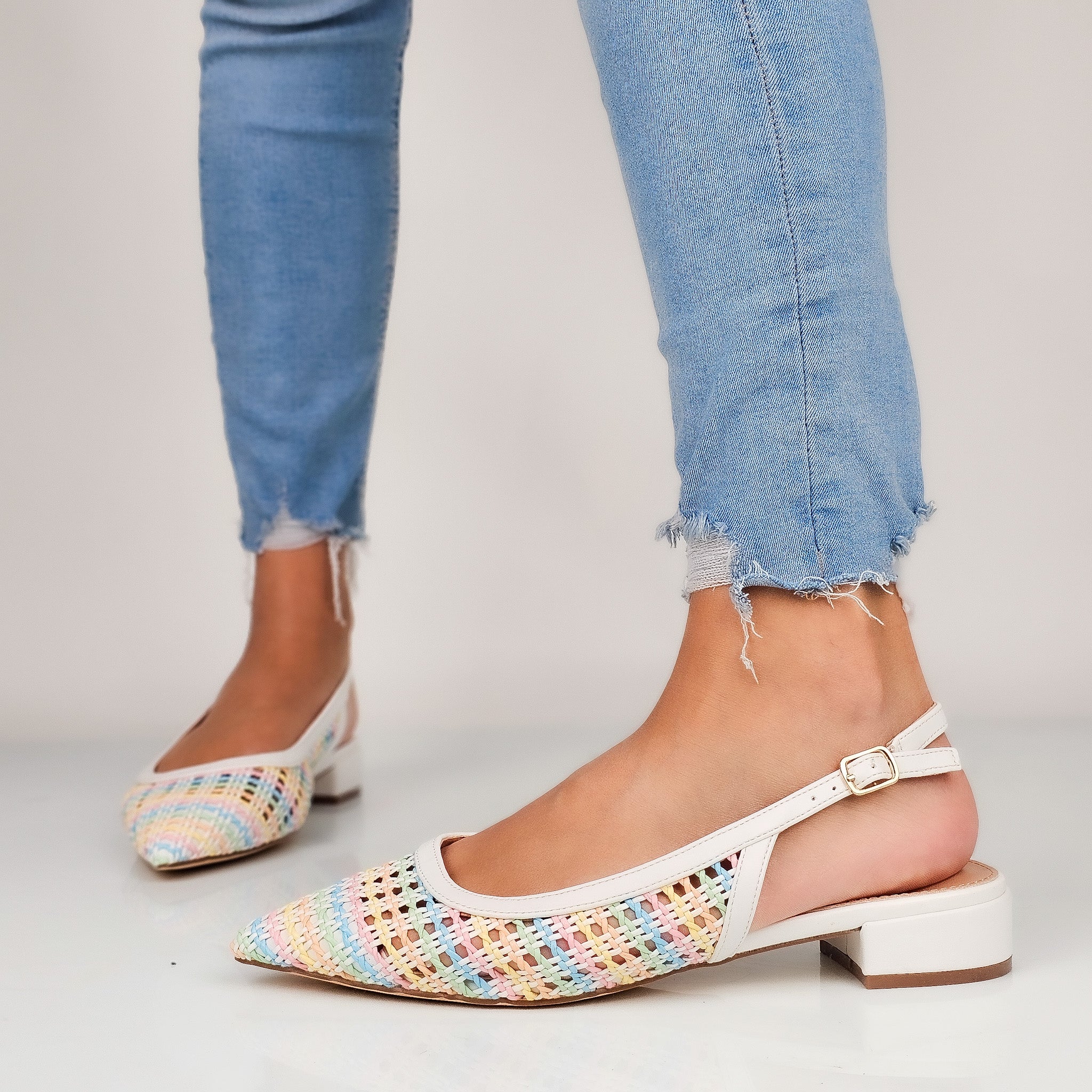 Jhanela - Ballerine Slingback Intreccio