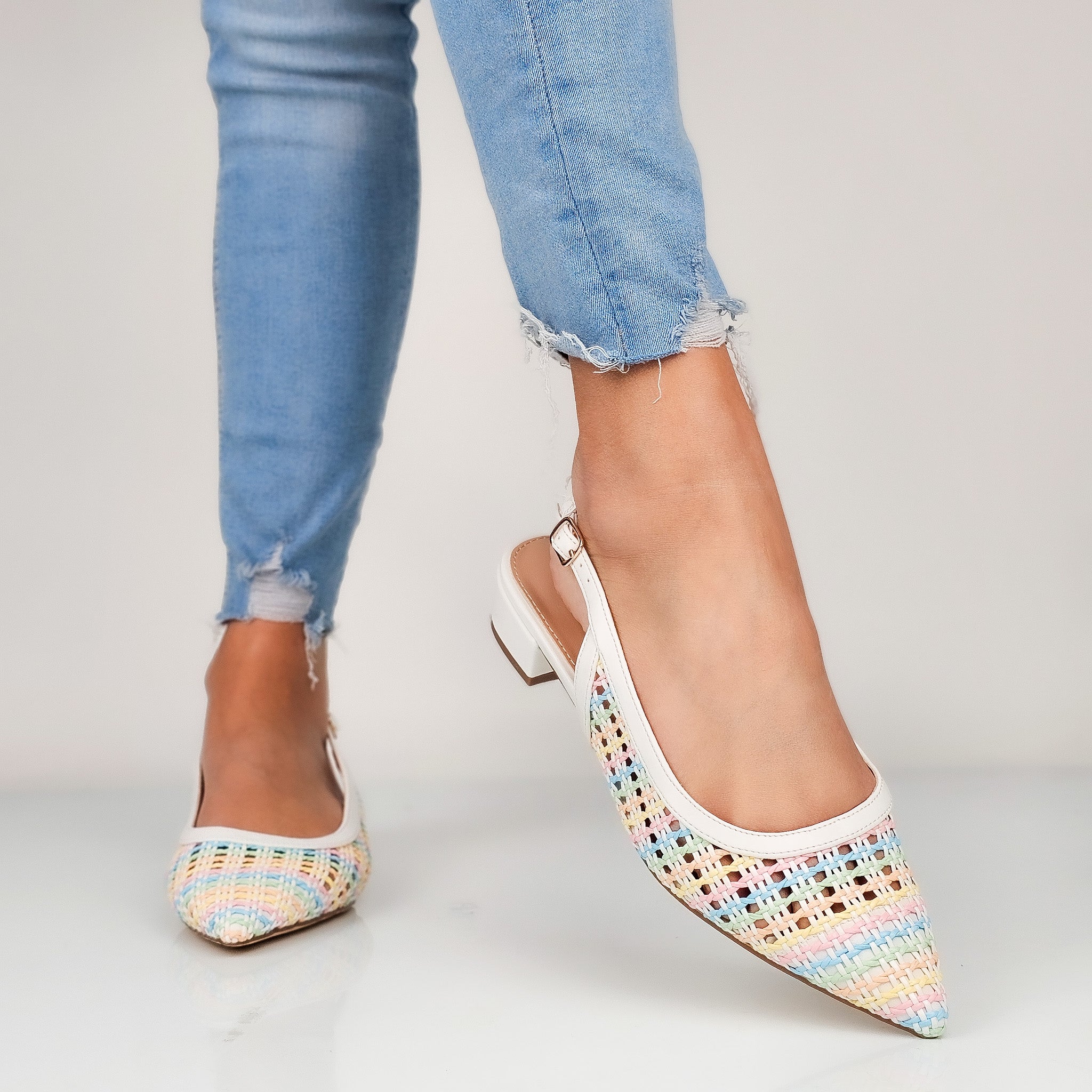 Jhanela - Ballerine Slingback Intreccio