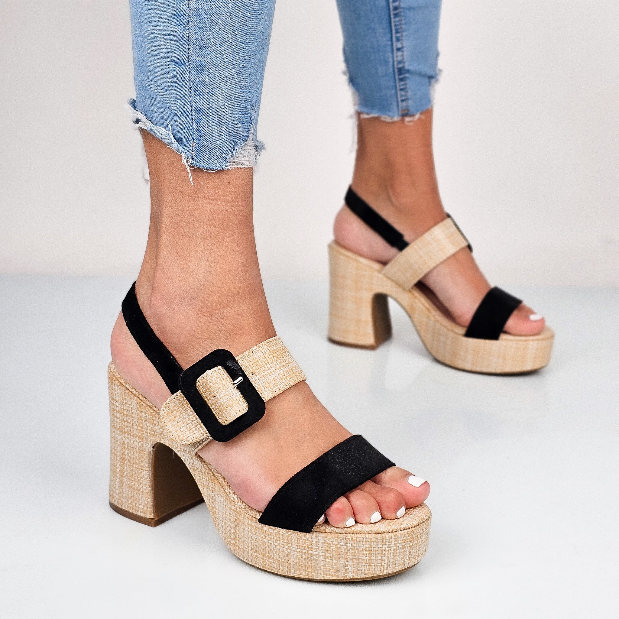 Gry - Sandali Donna Con Plateau