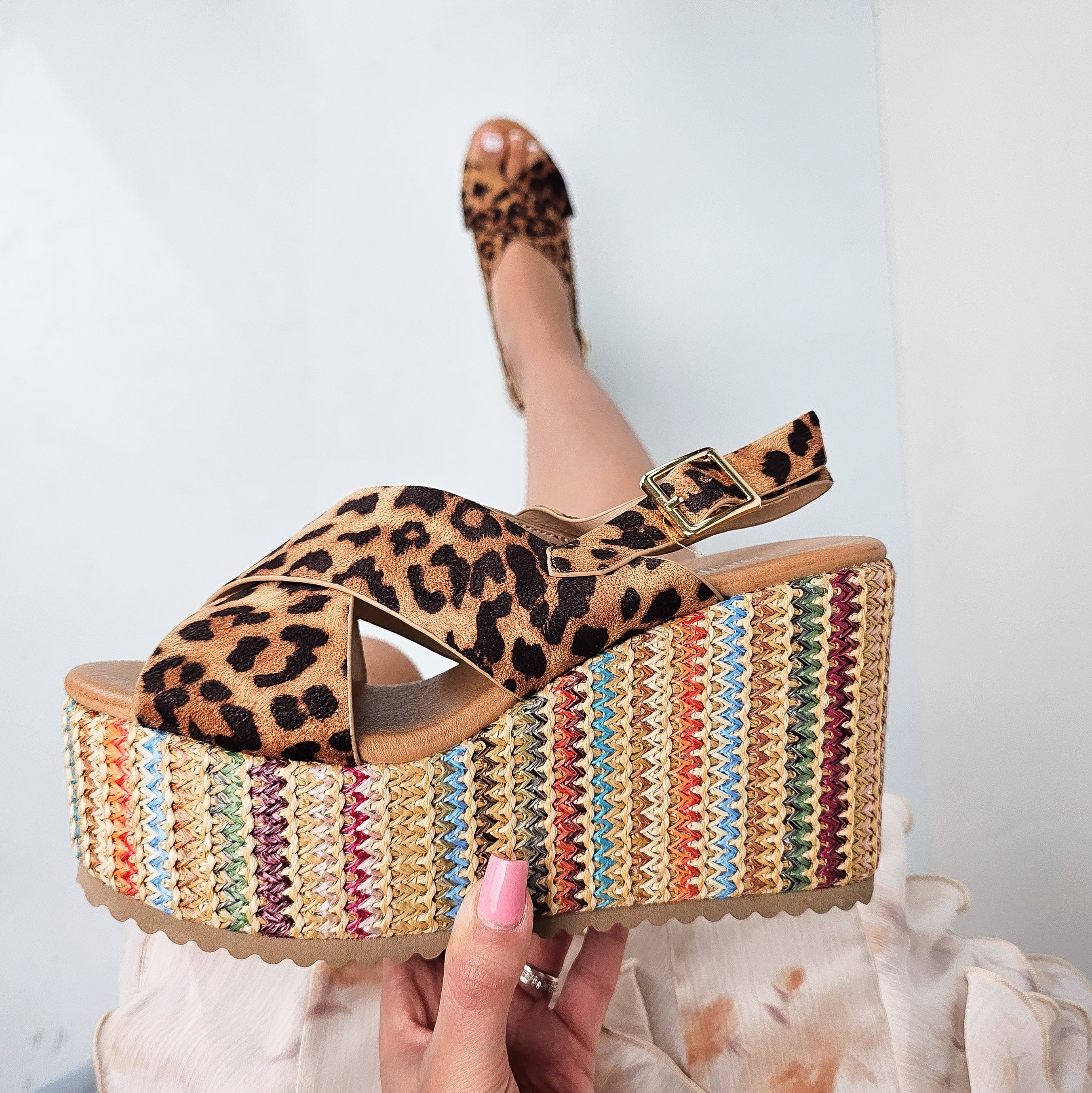 Aisa - Sandali Con Zeppa