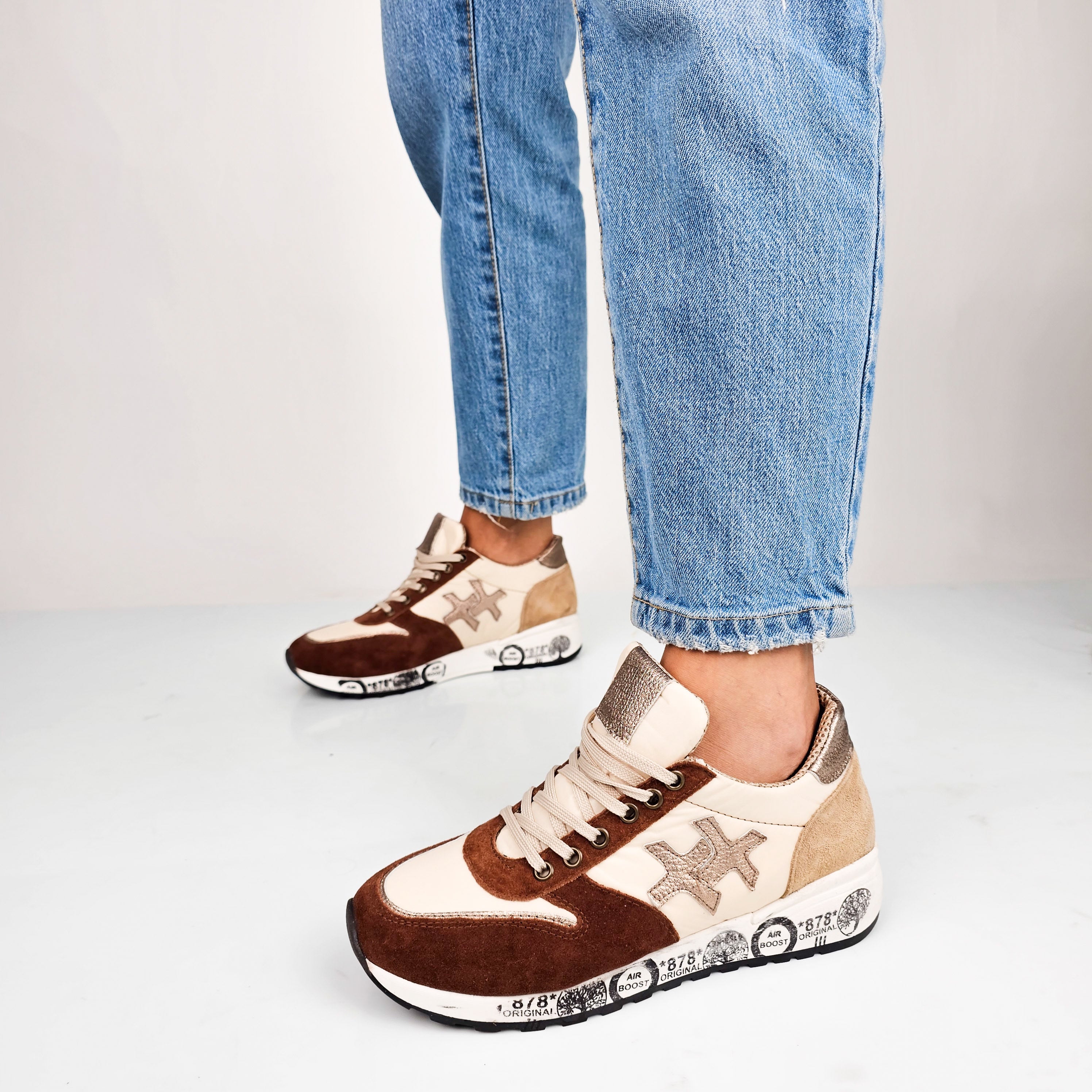 Seraphine - Sneakers Donna Vera Pelle Made In Italy