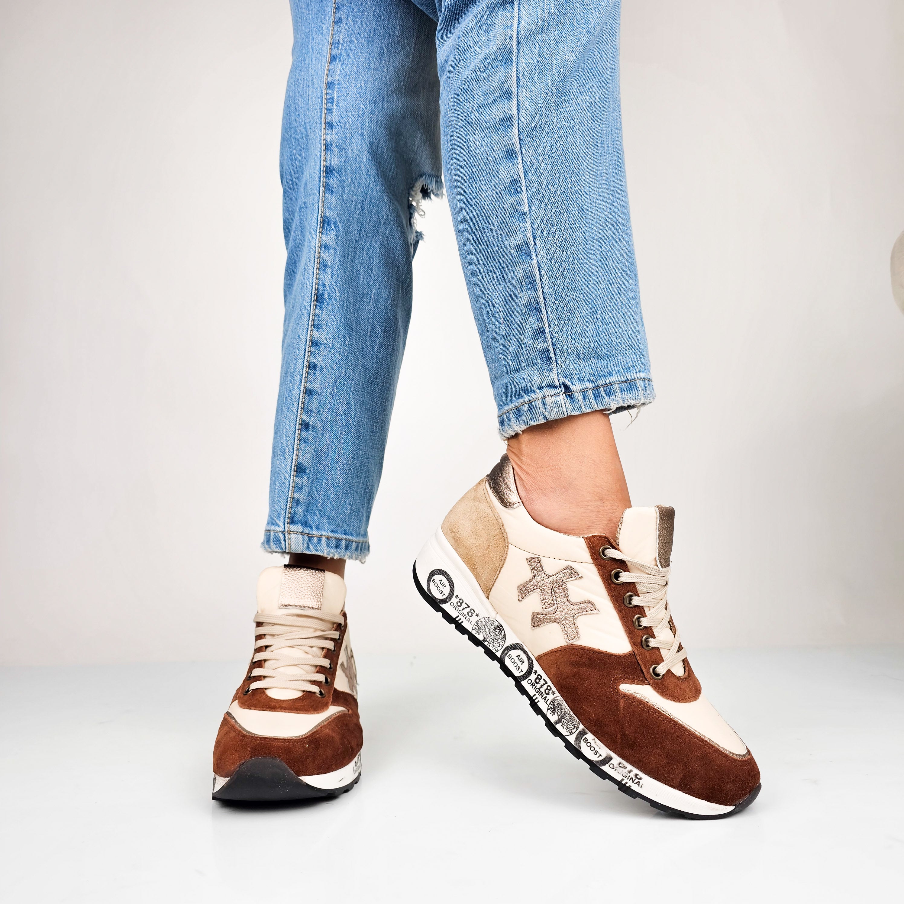 Seraphine - Sneakers Donna Vera Pelle Made In Italy
