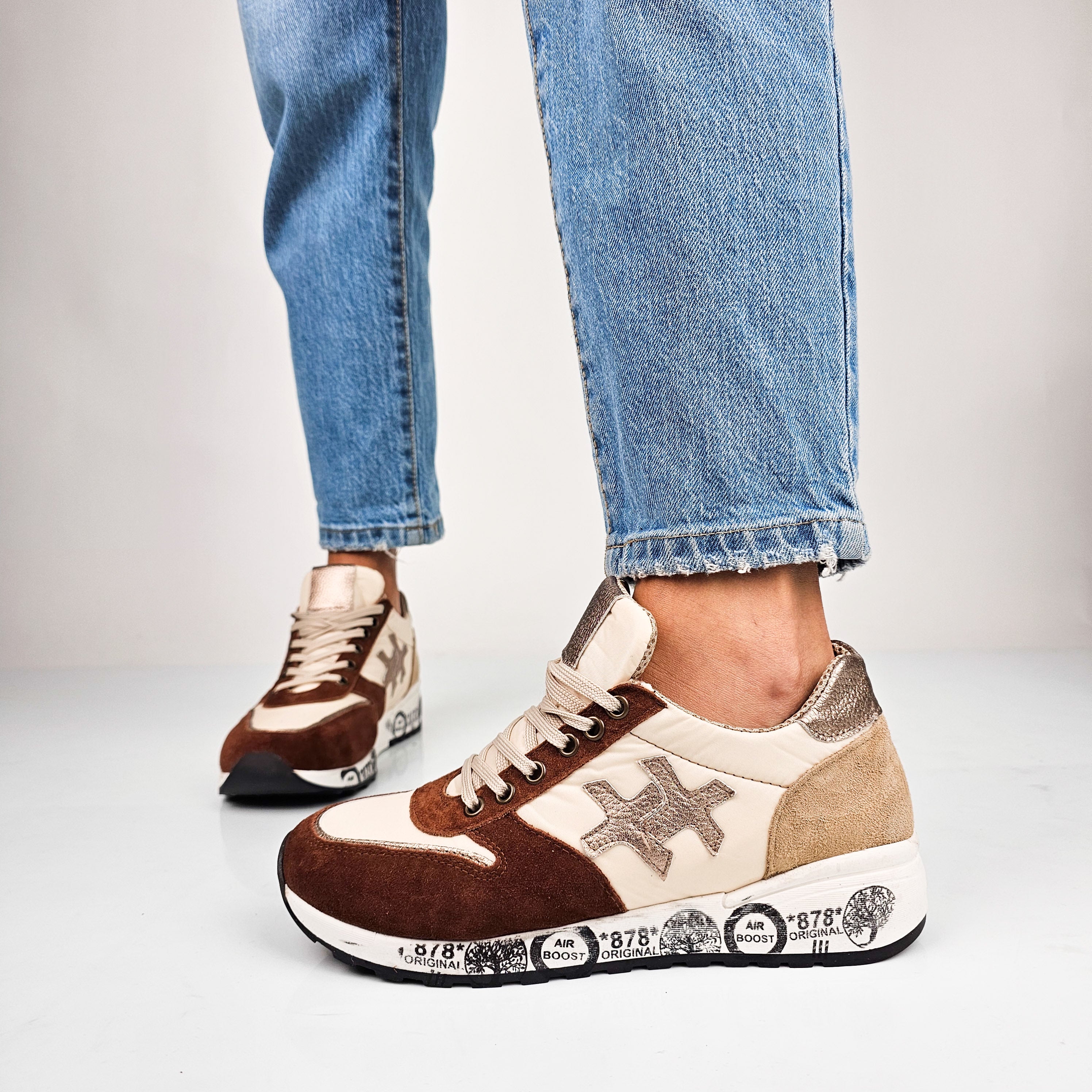 Seraphine - Sneakers Donna Vera Pelle Made In Italy