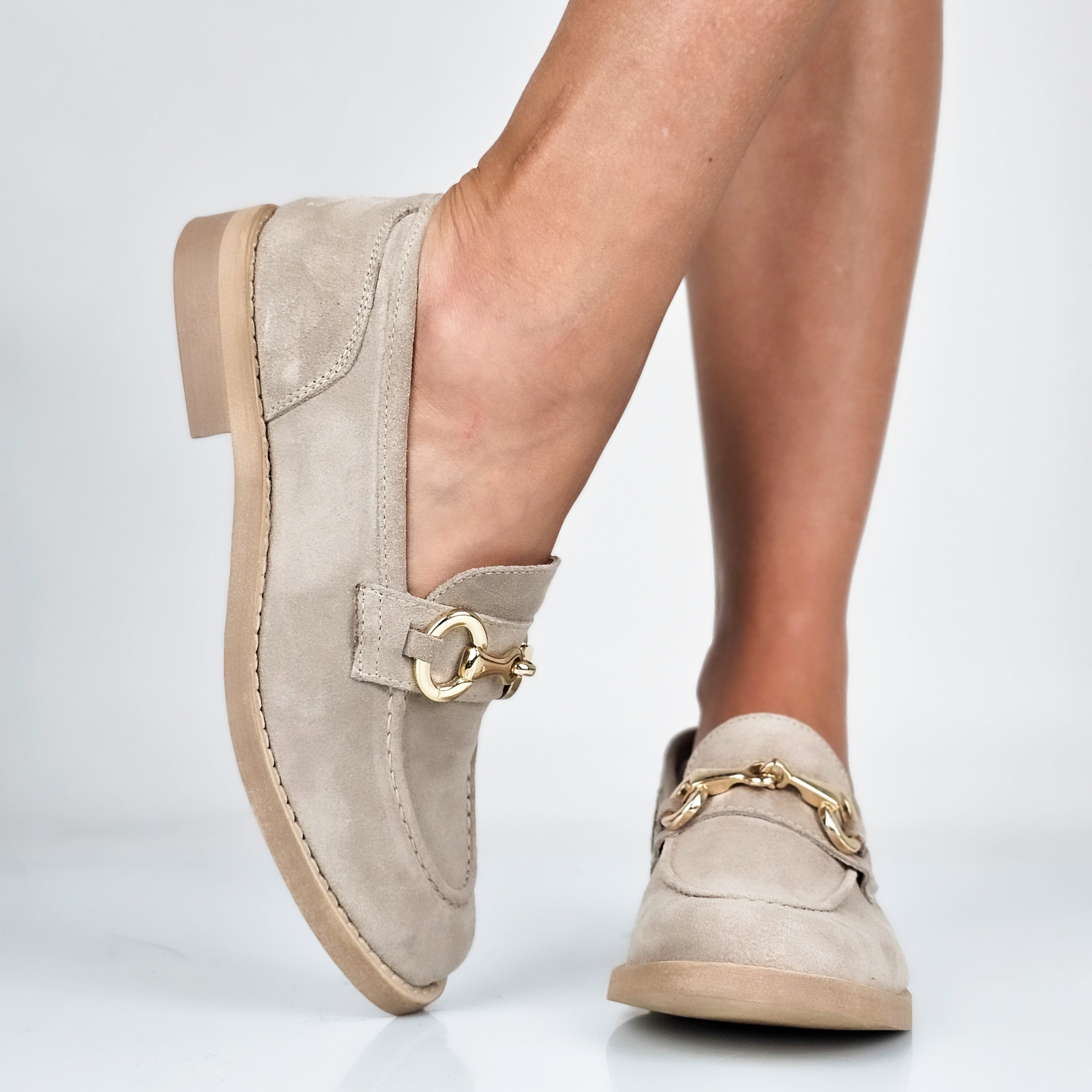 Nabila - Mocassini Donna Vera Pelle Made In Italy