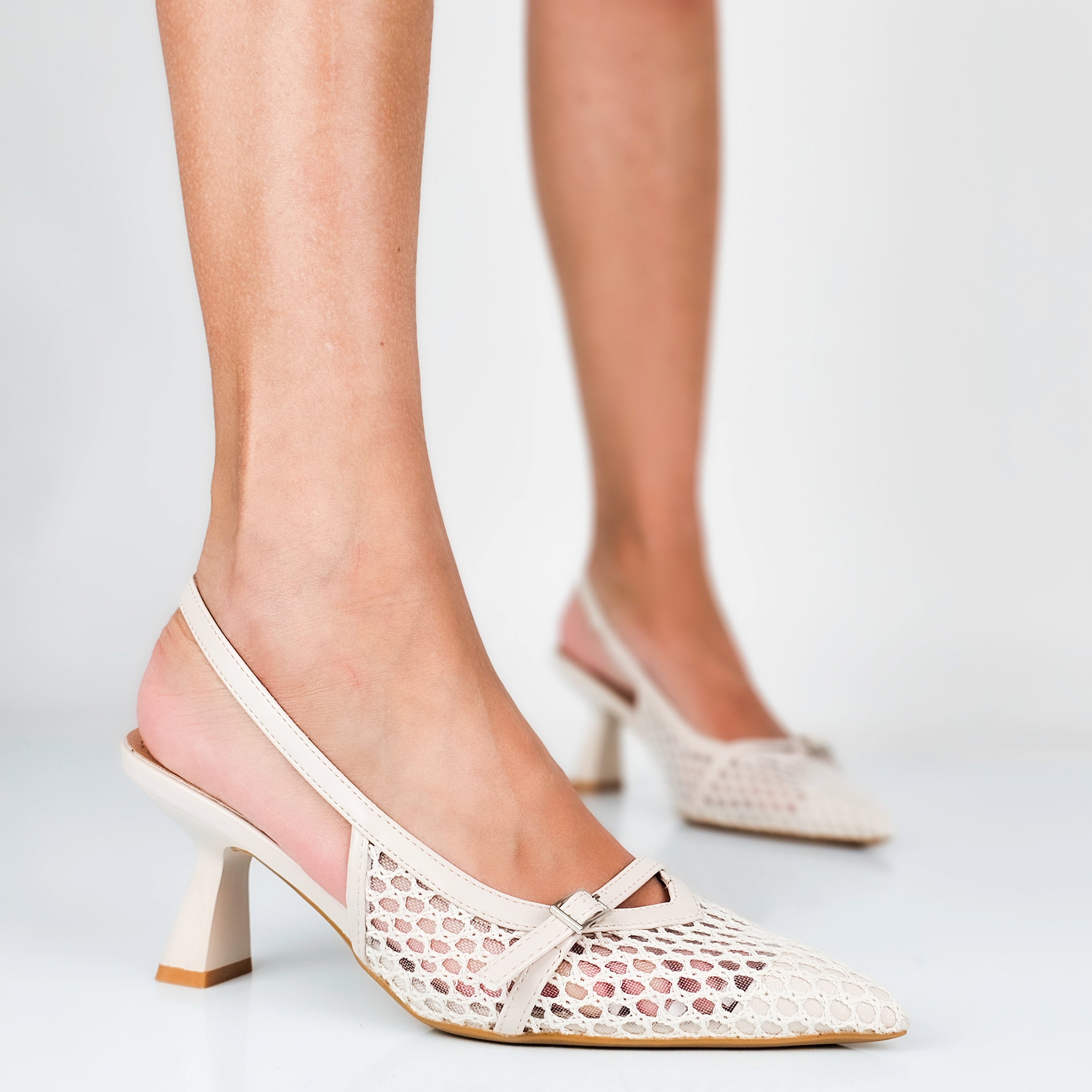 Alanis - Decollette Slingback Rete