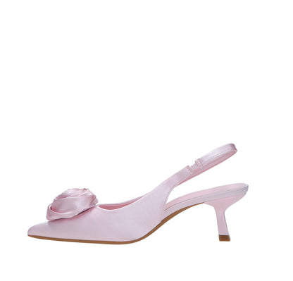 Teresa - Decollette Raso Slingback