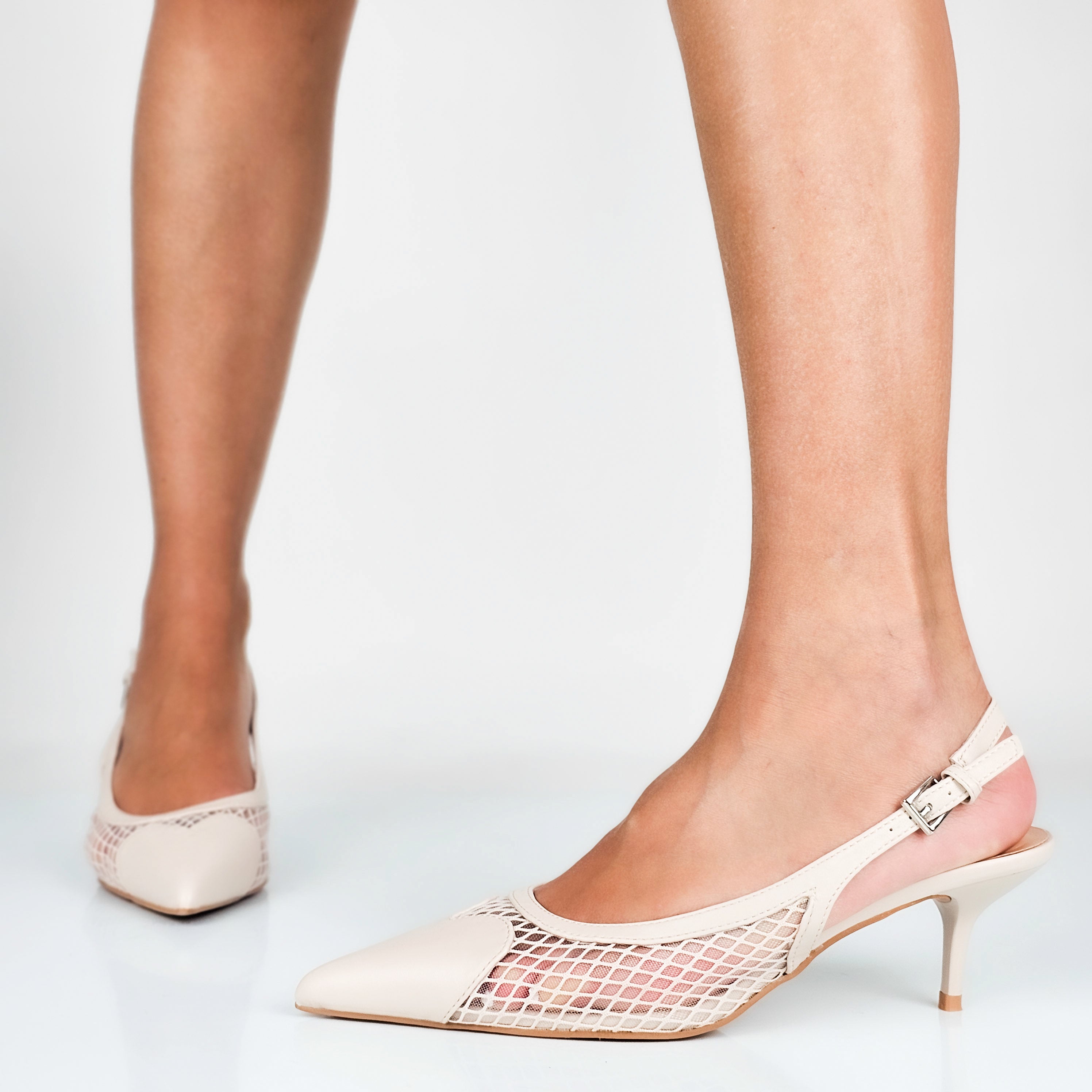 Candice - Decollette Slingback Rete