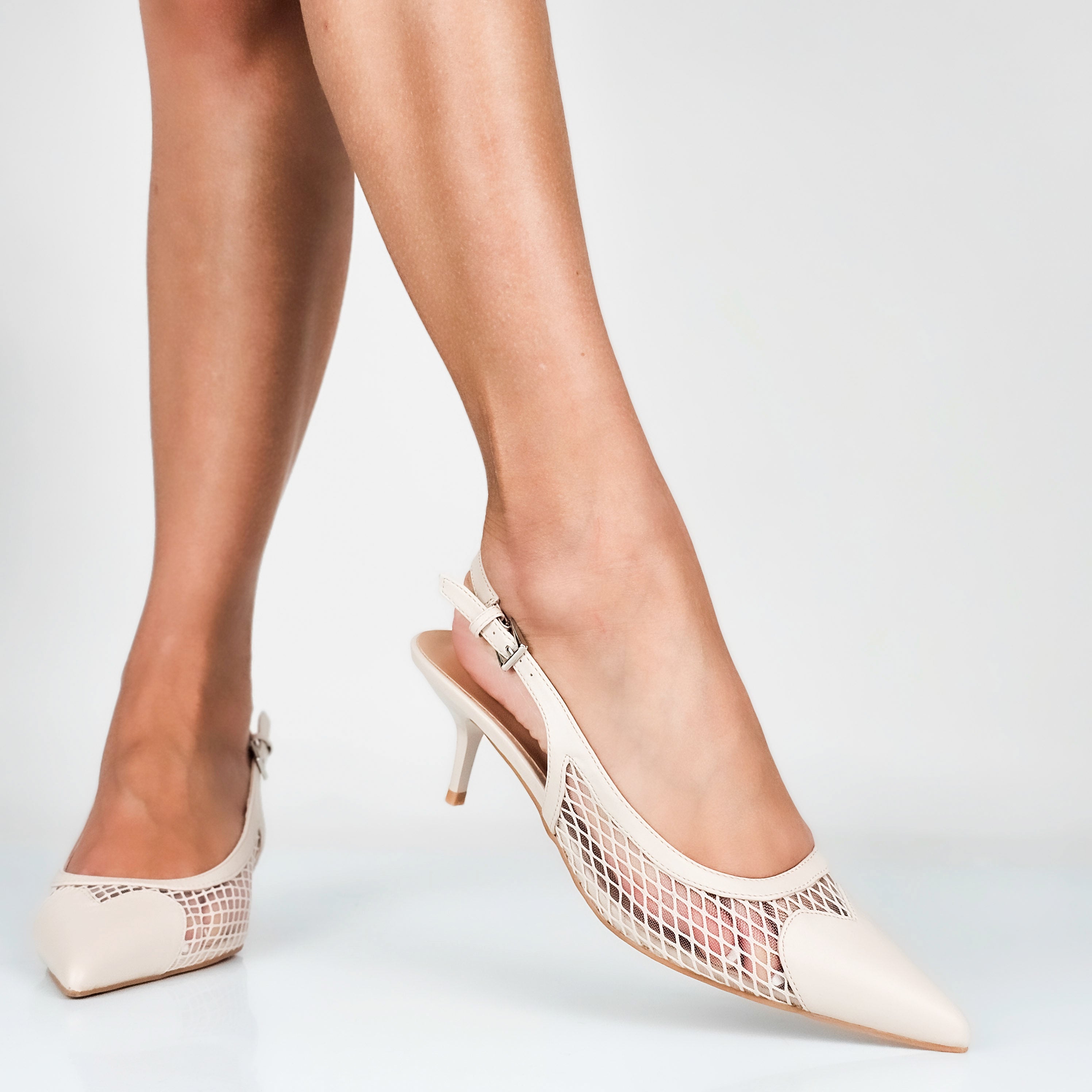 Candice - Decollette Slingback Rete