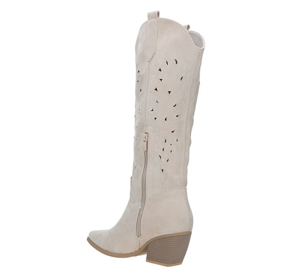 Bice - Stivali Texani Donna Gambale Laserato