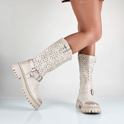 Amber - Stivali Bikers Donna