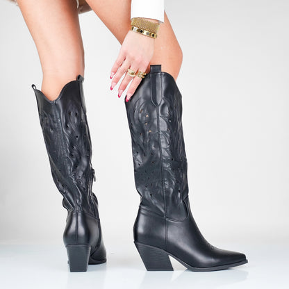 Bice - Stivali Texani Donna Gambale Laserato
