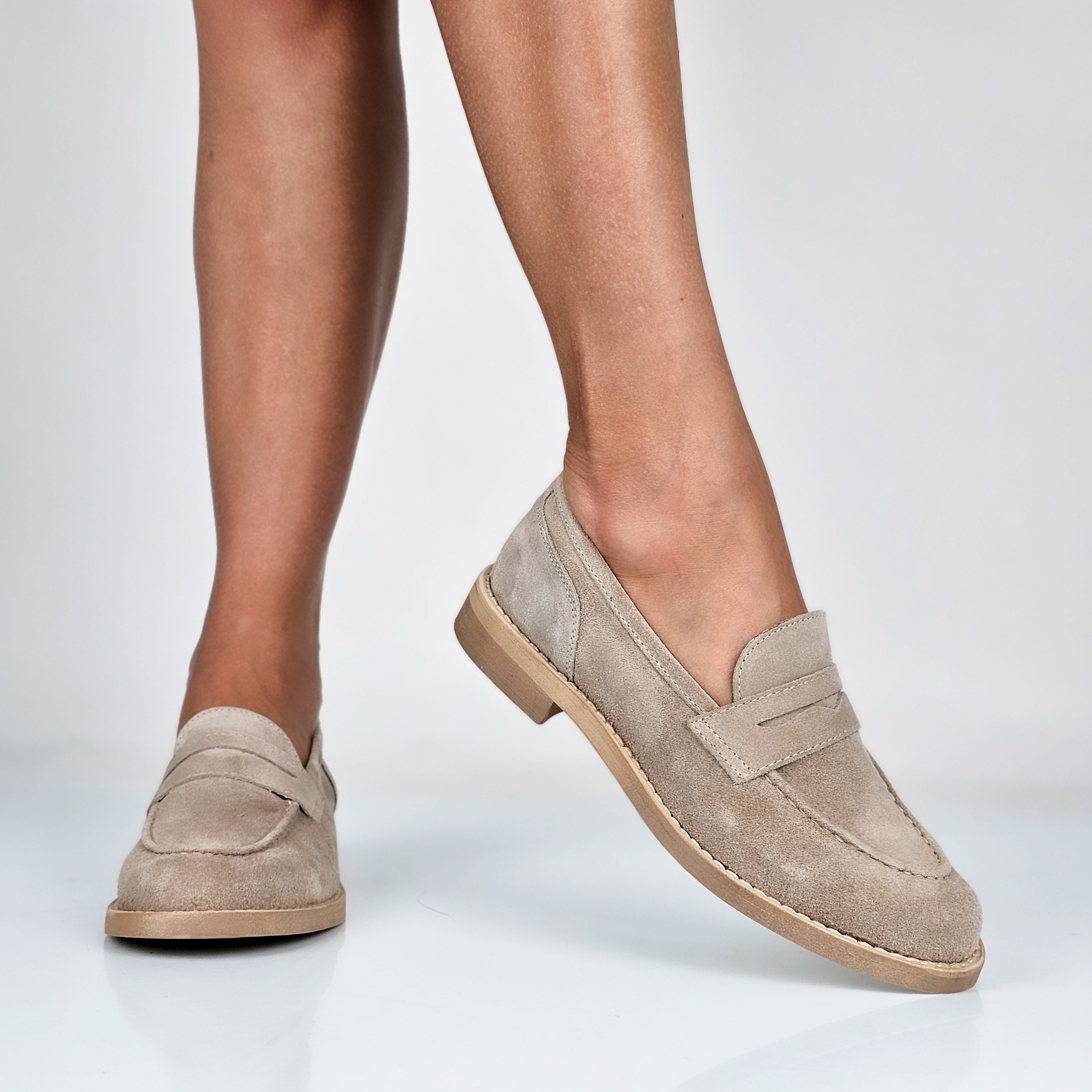 Morgane - Mocassini Donna Vera Pelle Made In Italy