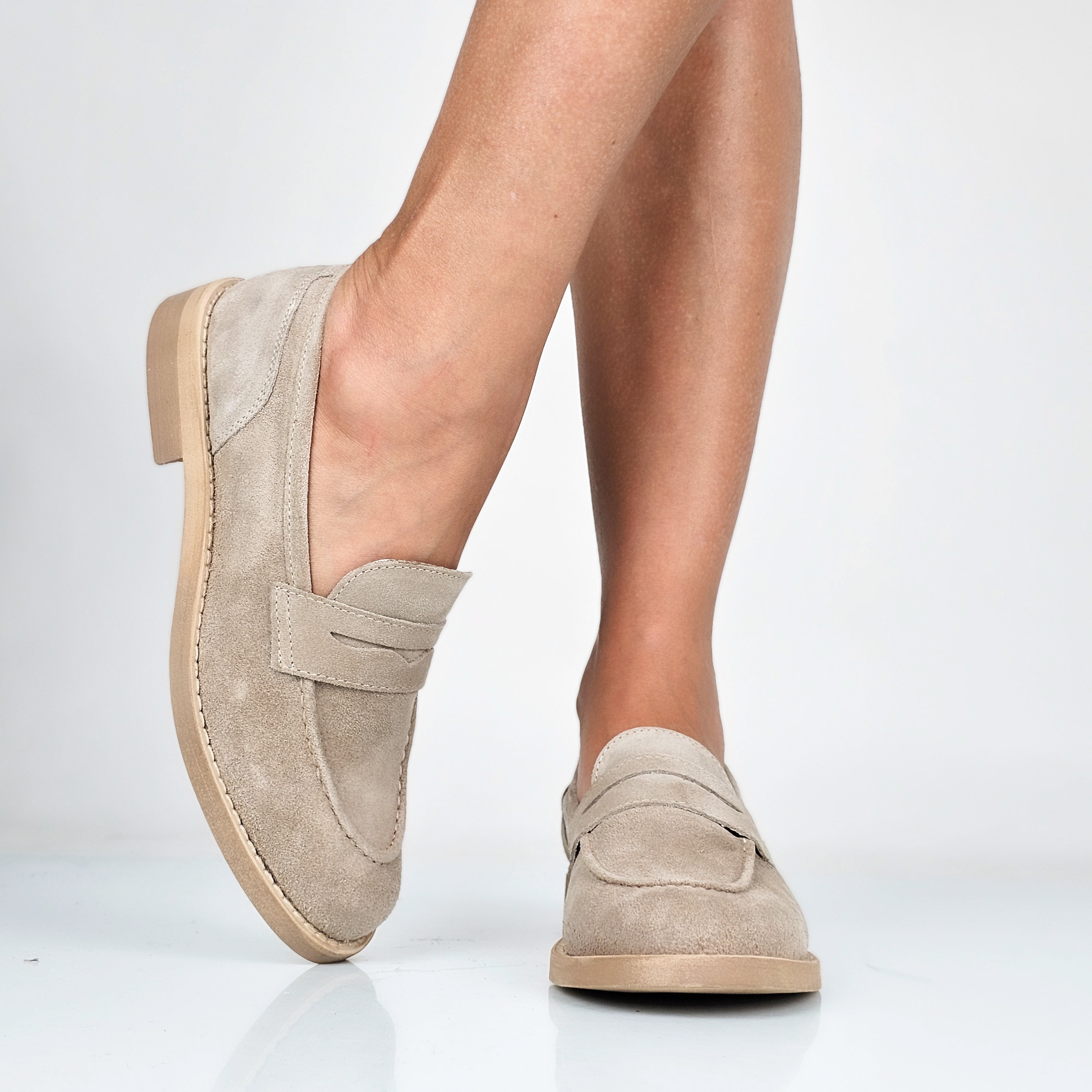 Morgane - Mocassini Donna Vera Pelle Made In Italy