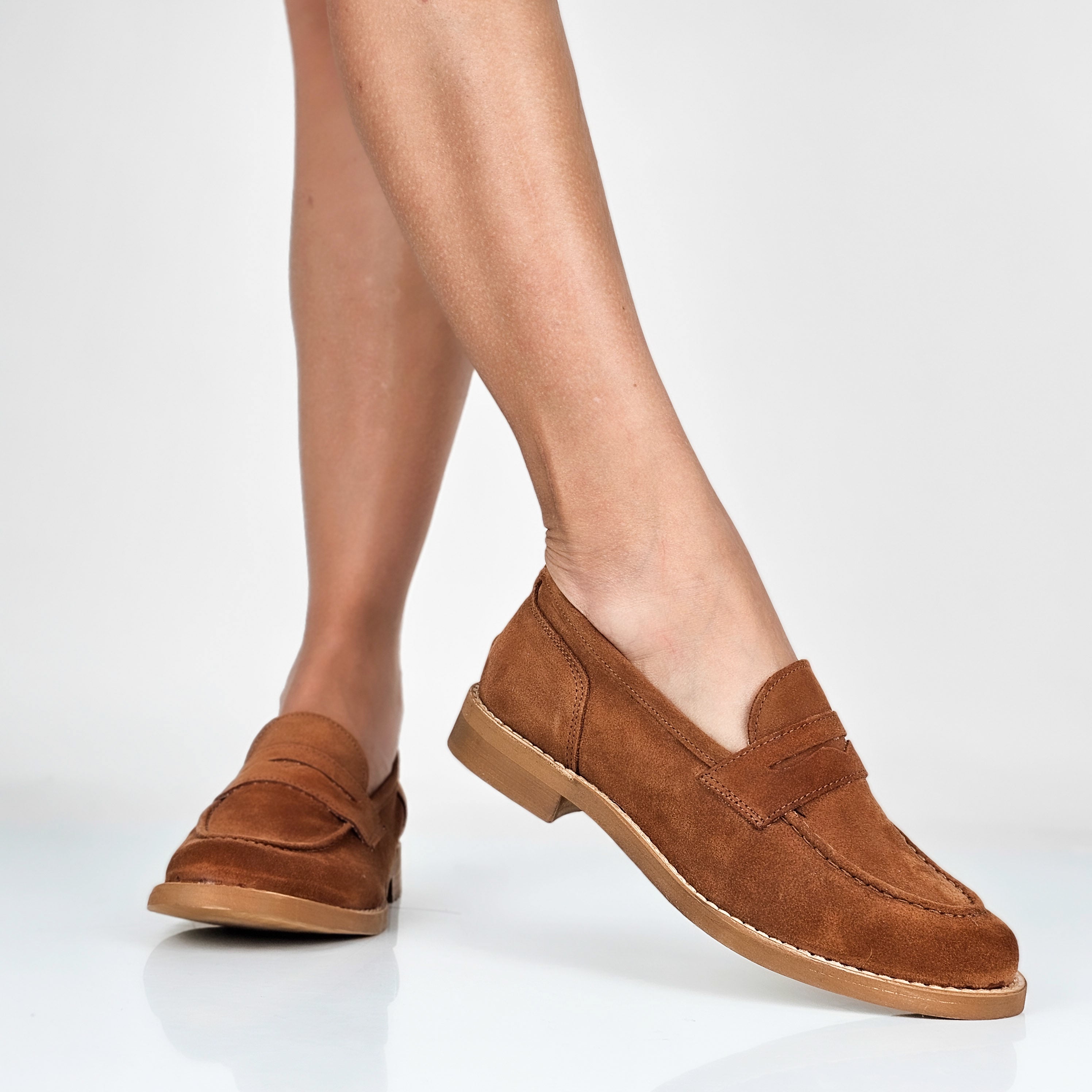 Morgane - Mocassini Donna Vera Pelle Made In Italy