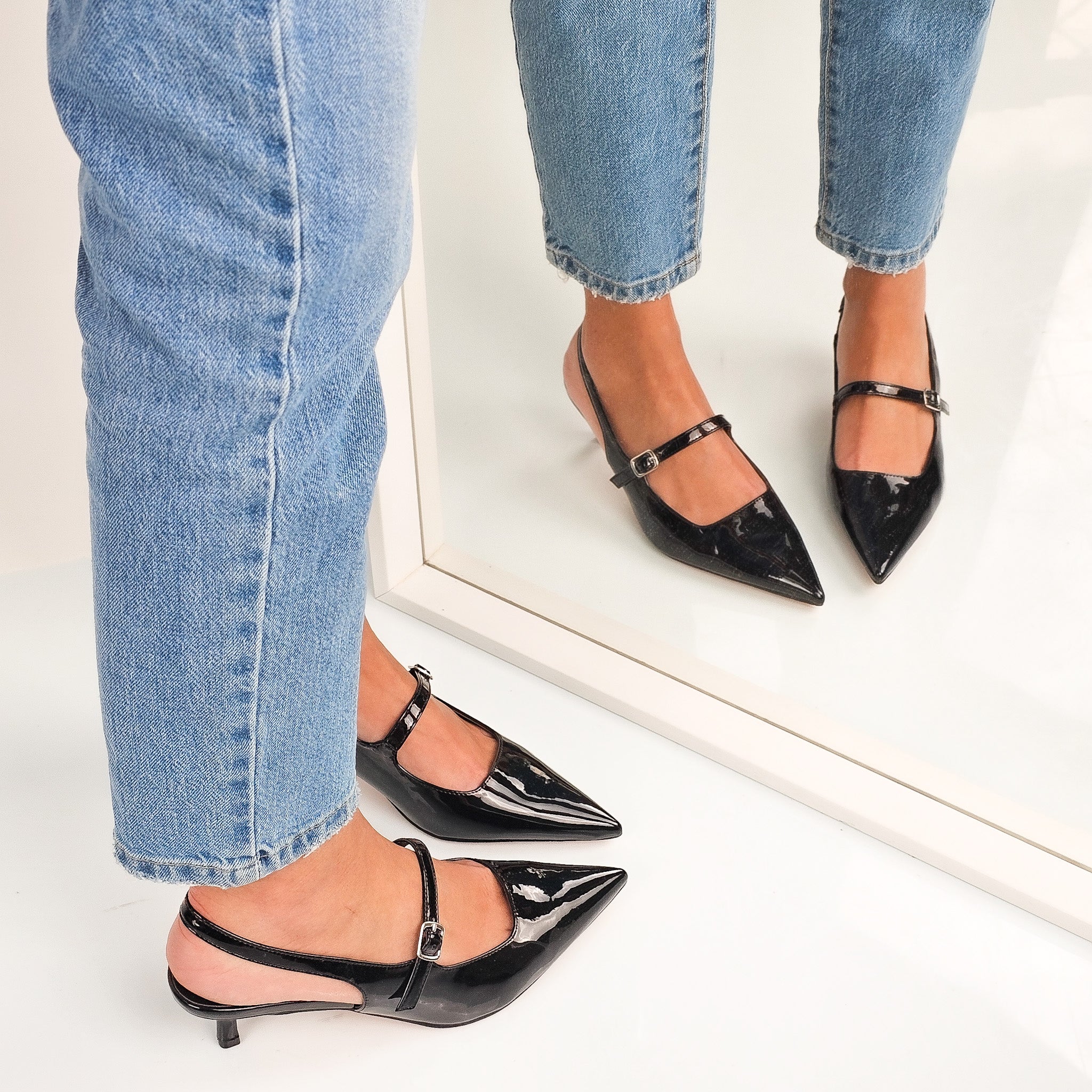 Jinnah - Decollette Slingback