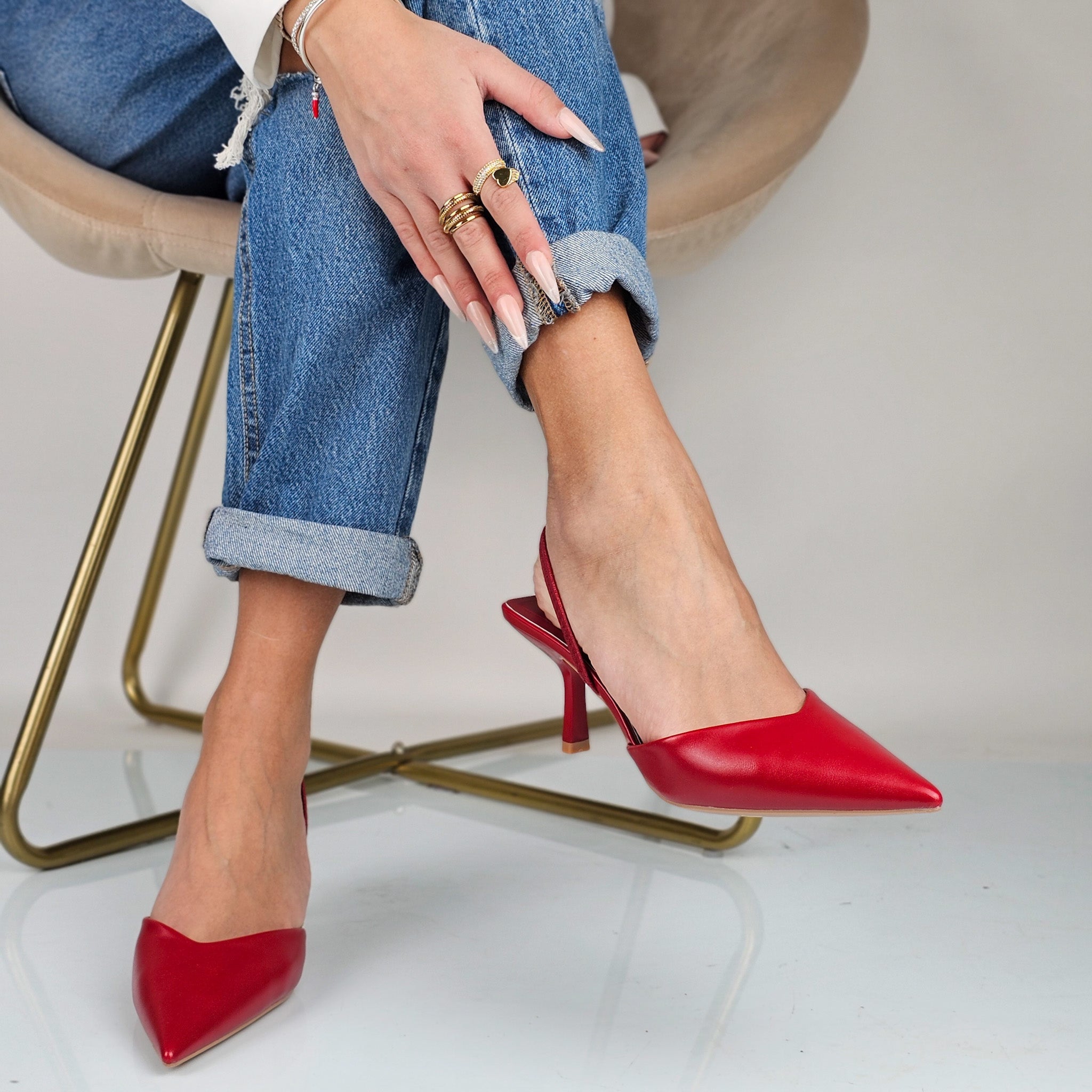 Beatrice - Decollette Slingback