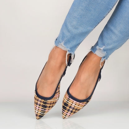 Jhanela - Ballerine Slingback Intreccio