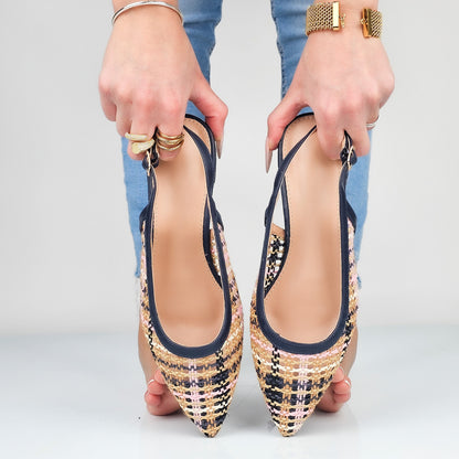 Jhanela - Ballerine Slingback Intreccio