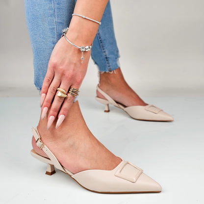 Lucia - Decollette Slingback