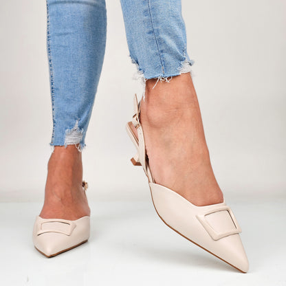Lucia - Decollette Slingback