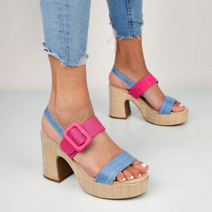 Gry - Sandali Donna Con Plateau