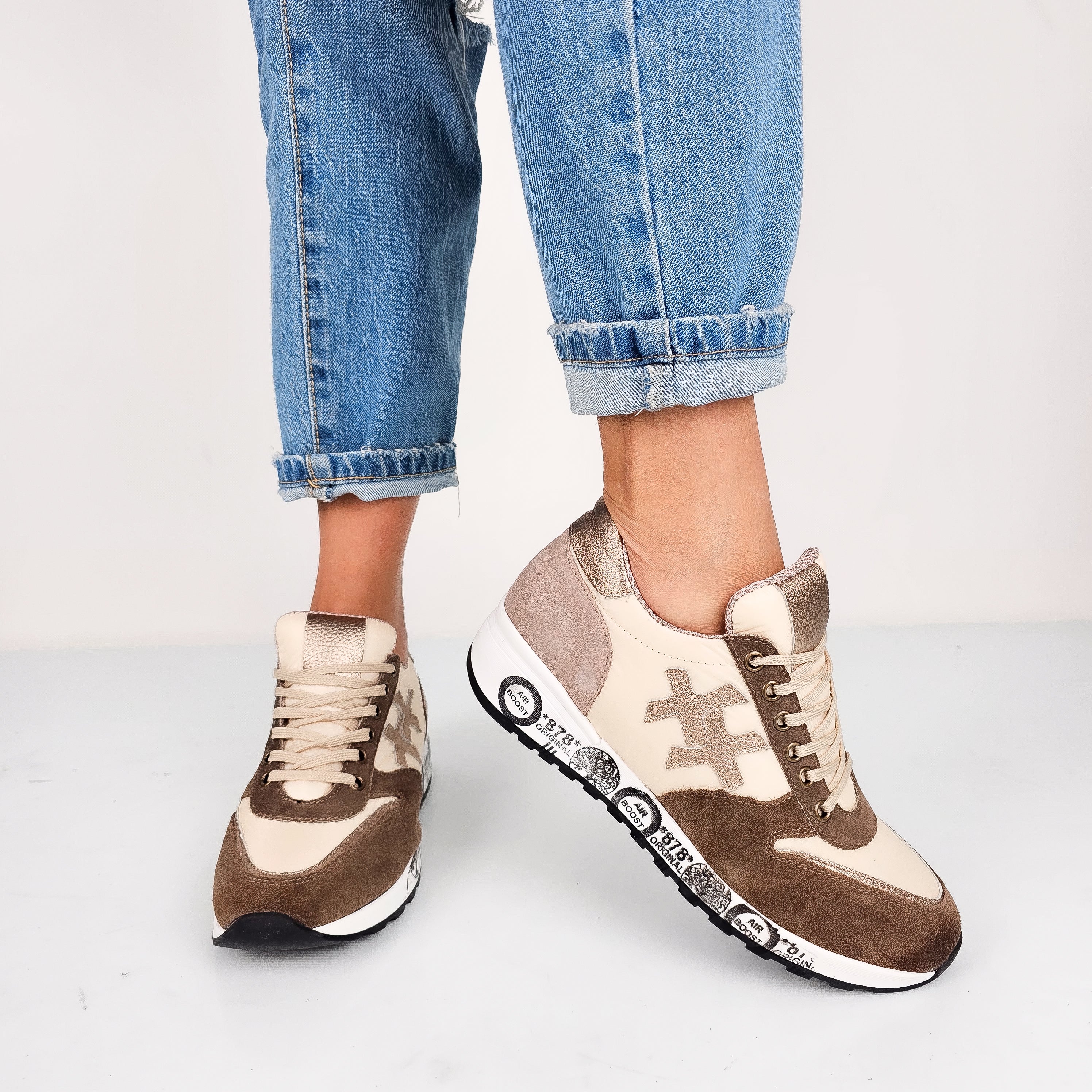 Seraphine - Sneakers Donna Vera Pelle Made In Italy