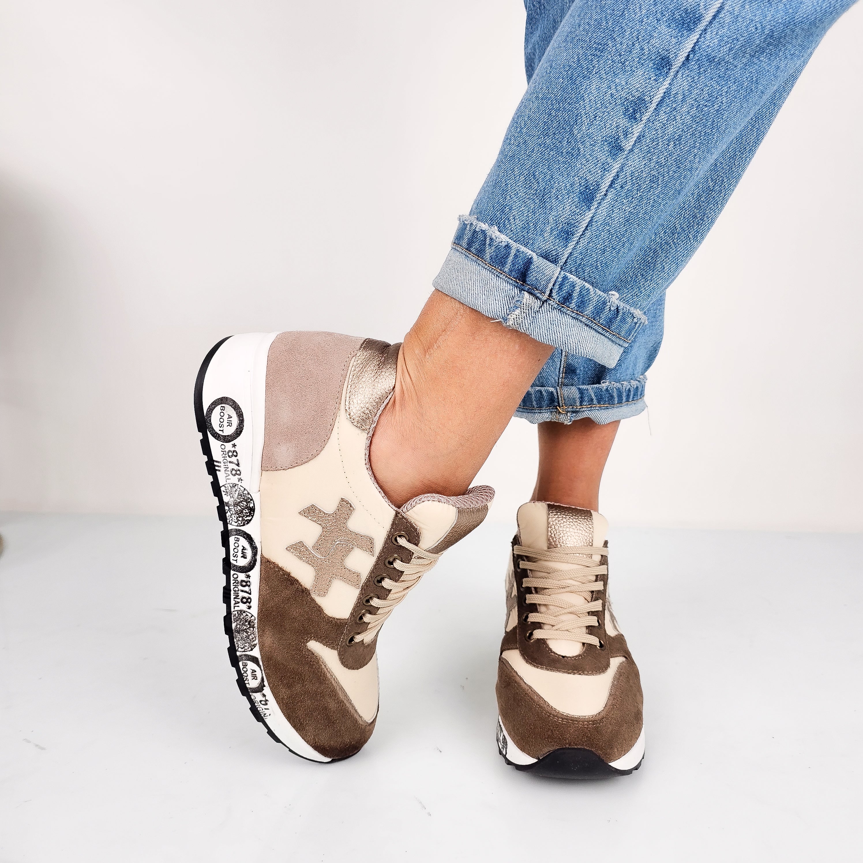 Seraphine - Sneakers Donna Vera Pelle Made In Italy