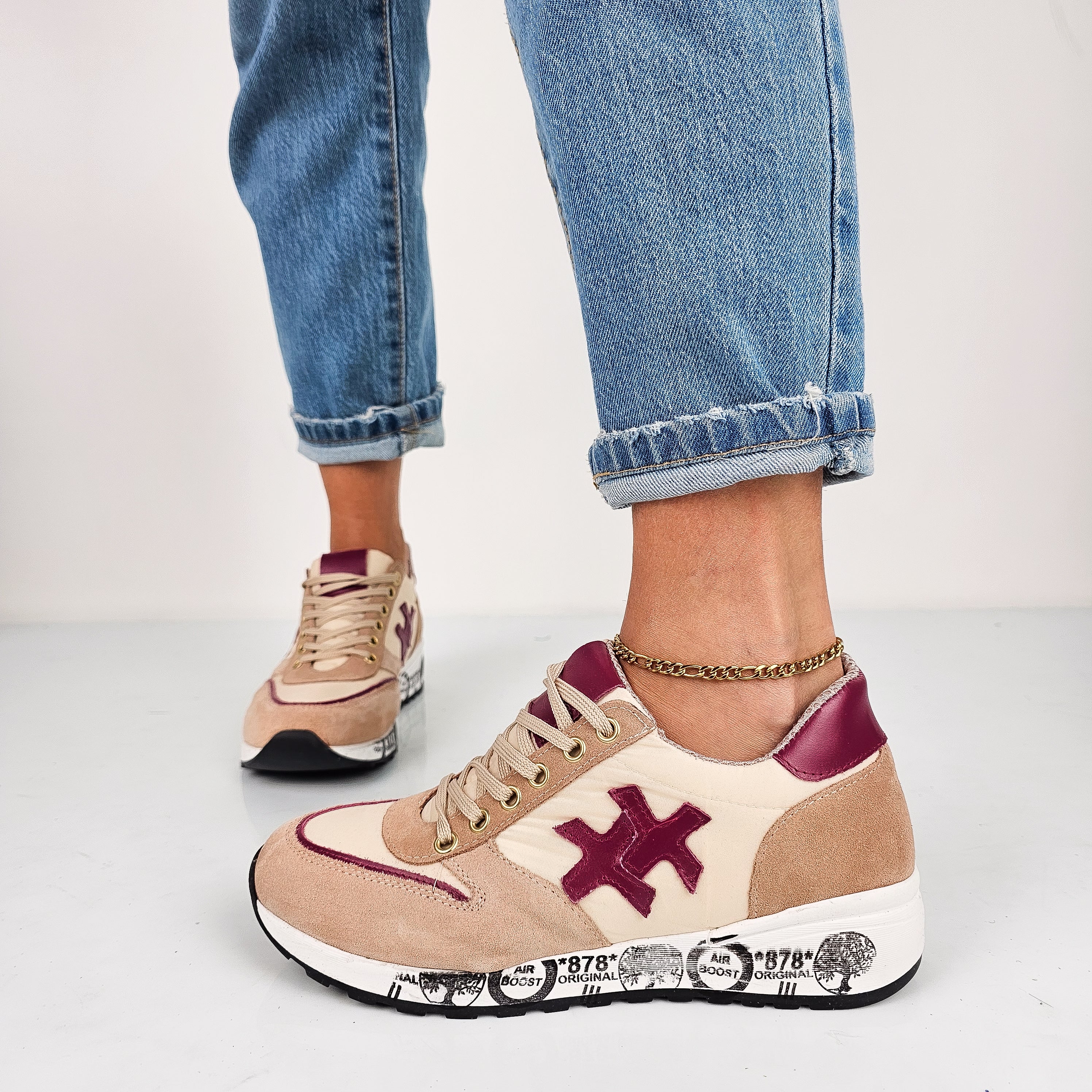 Seraphine - Sneakers Donna Vera Pelle Made In Italy
