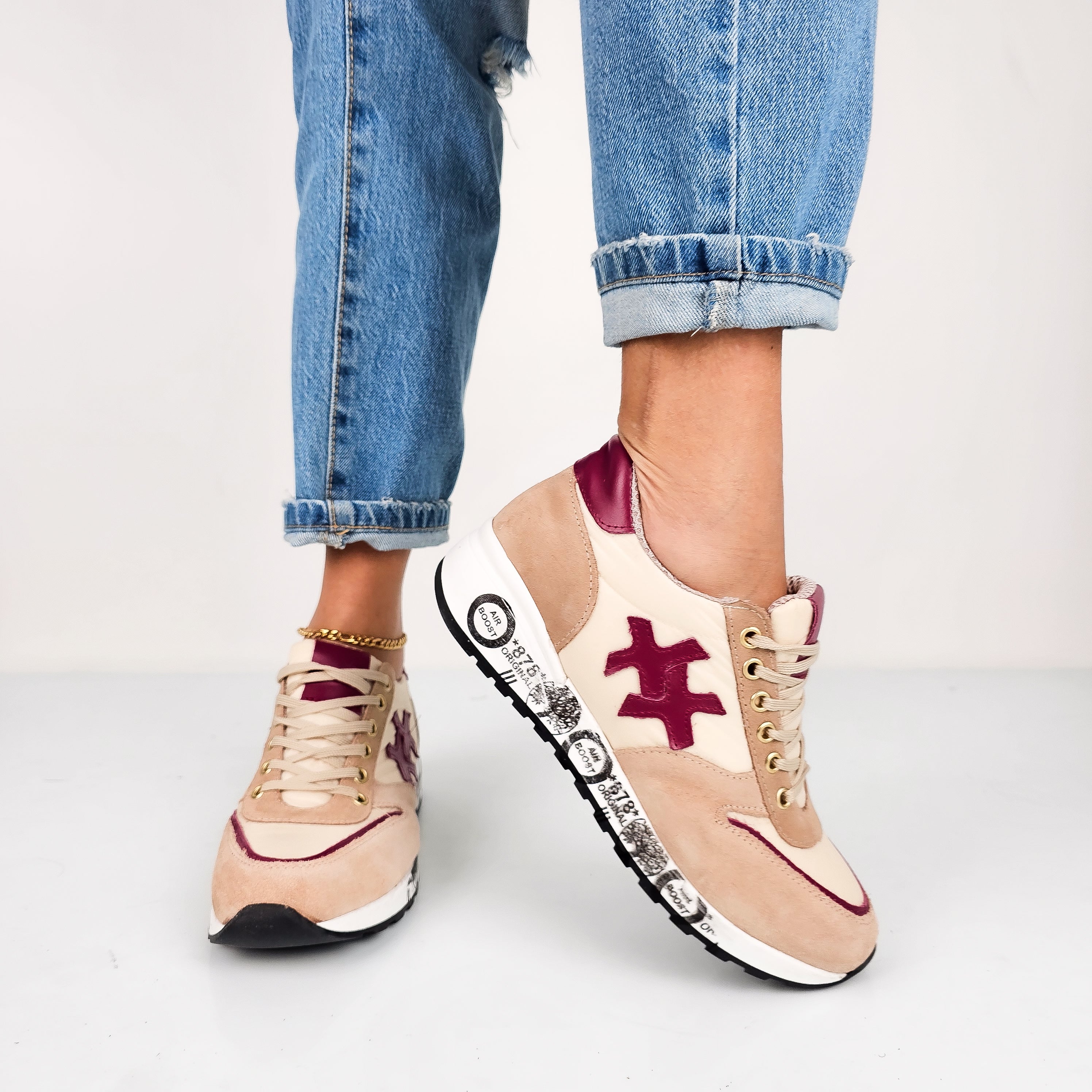 Seraphine - Sneakers Donna Vera Pelle Made In Italy