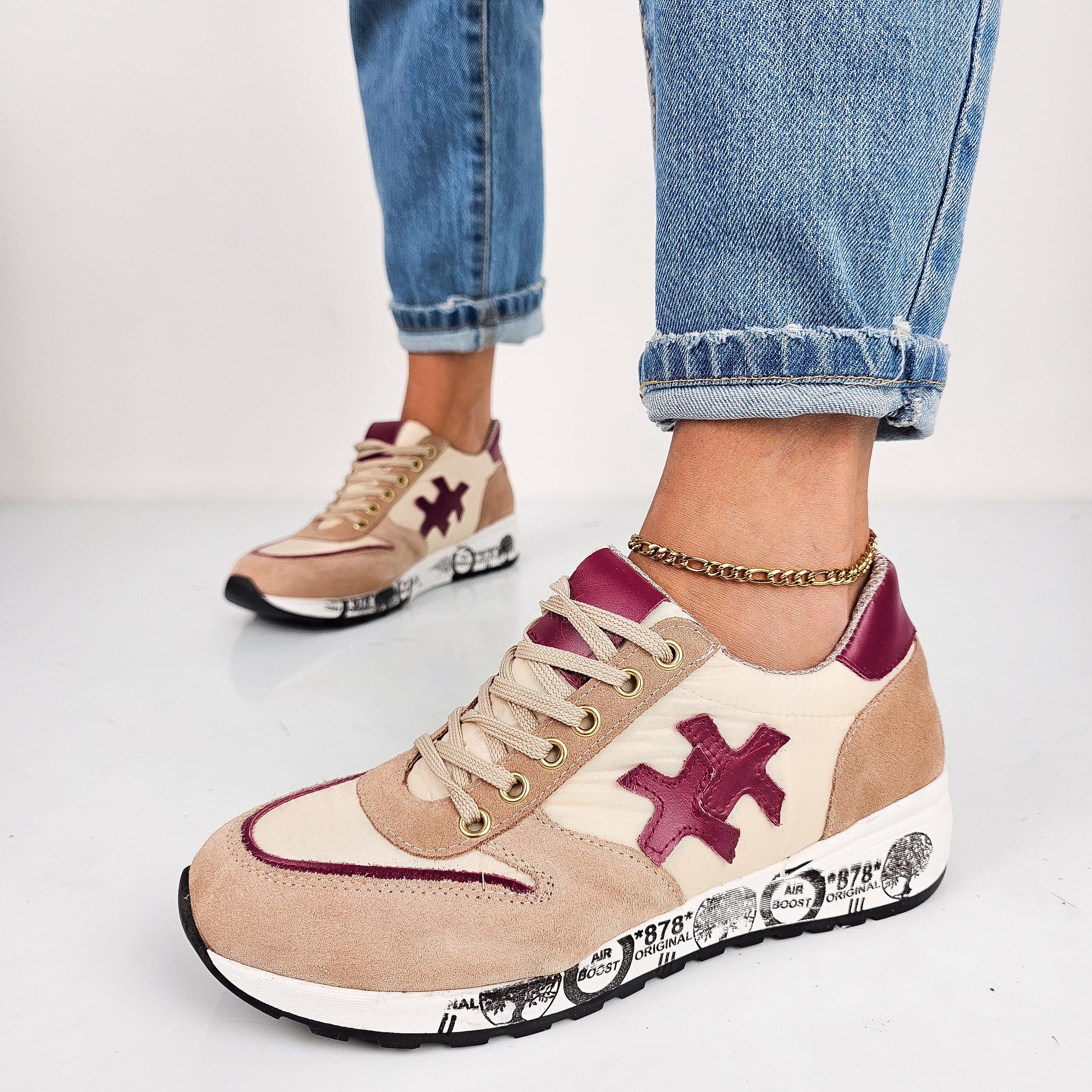 Seraphine - Sneakers Donna Vera Pelle Made In Italy