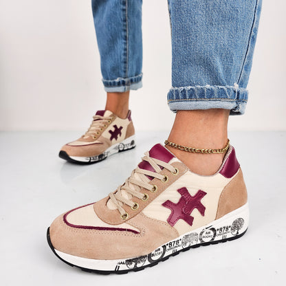 Seraphine - Sneakers Donna Vera Pelle Made In Italy