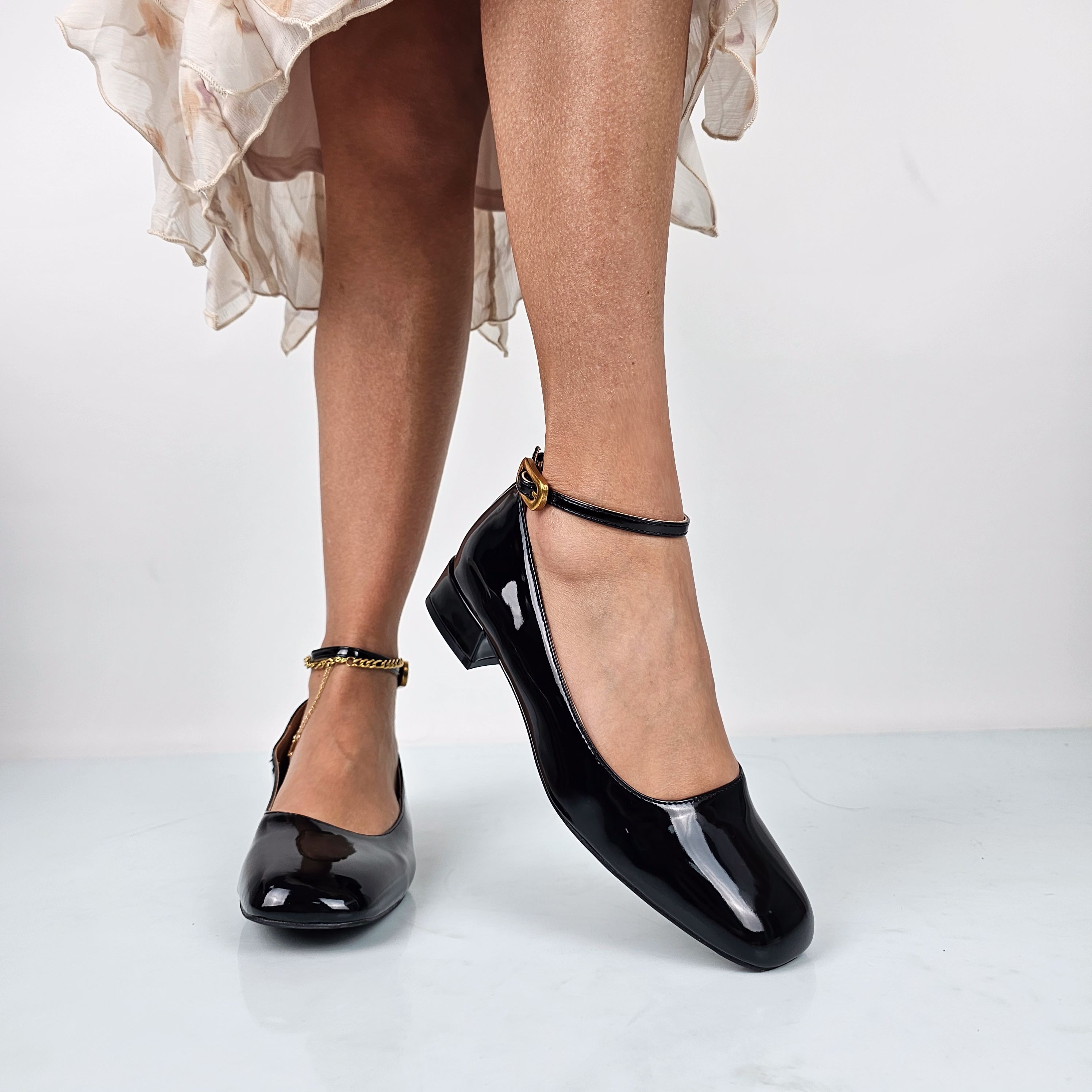 Nella - Ballerine Con Cinturino Alla Caviglia
