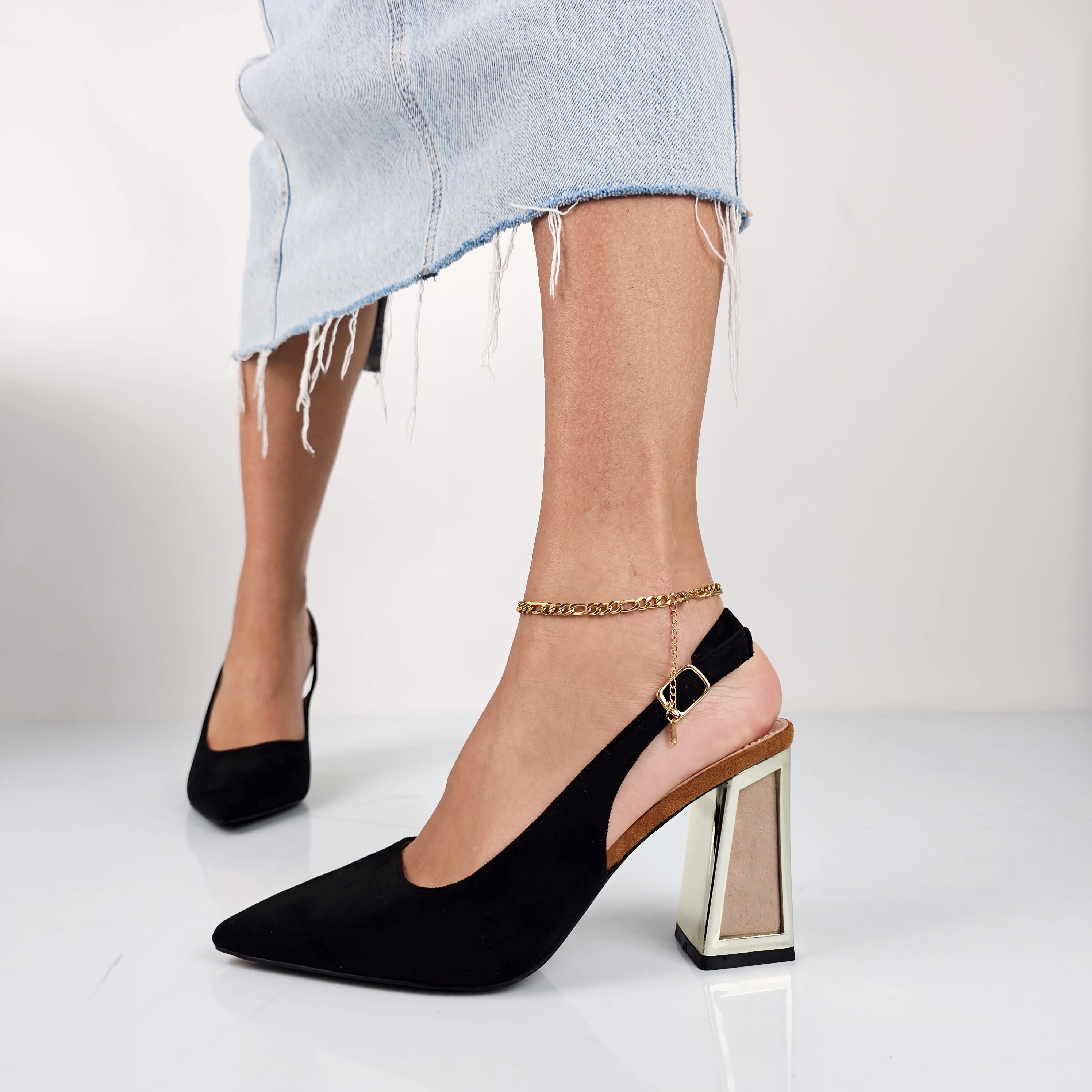 Hazel - Decollette Slingback