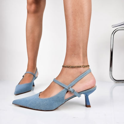 Sandrine - Decollette Sling Back