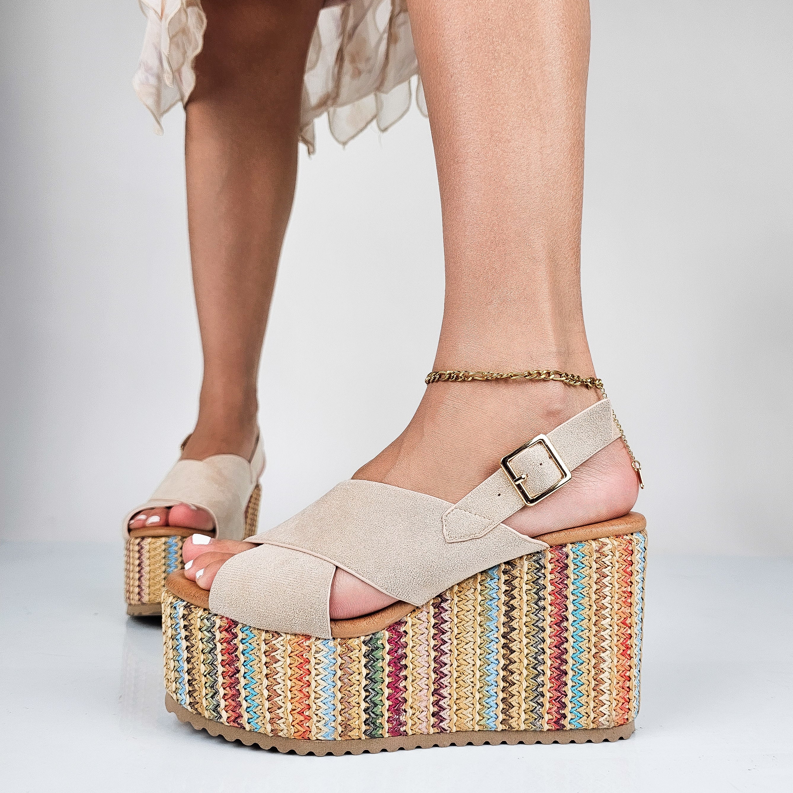 Aisa - Sandali Con Zeppa
