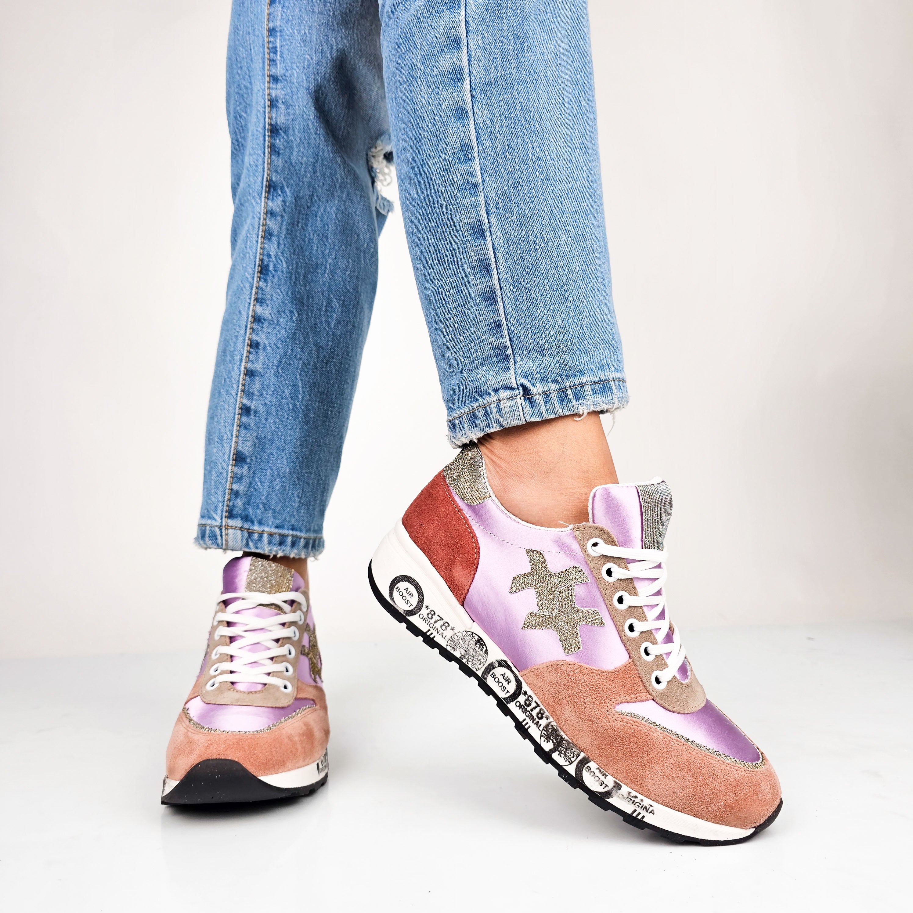 Seraphine - Sneakers Donna Vera Pelle Made In Italy