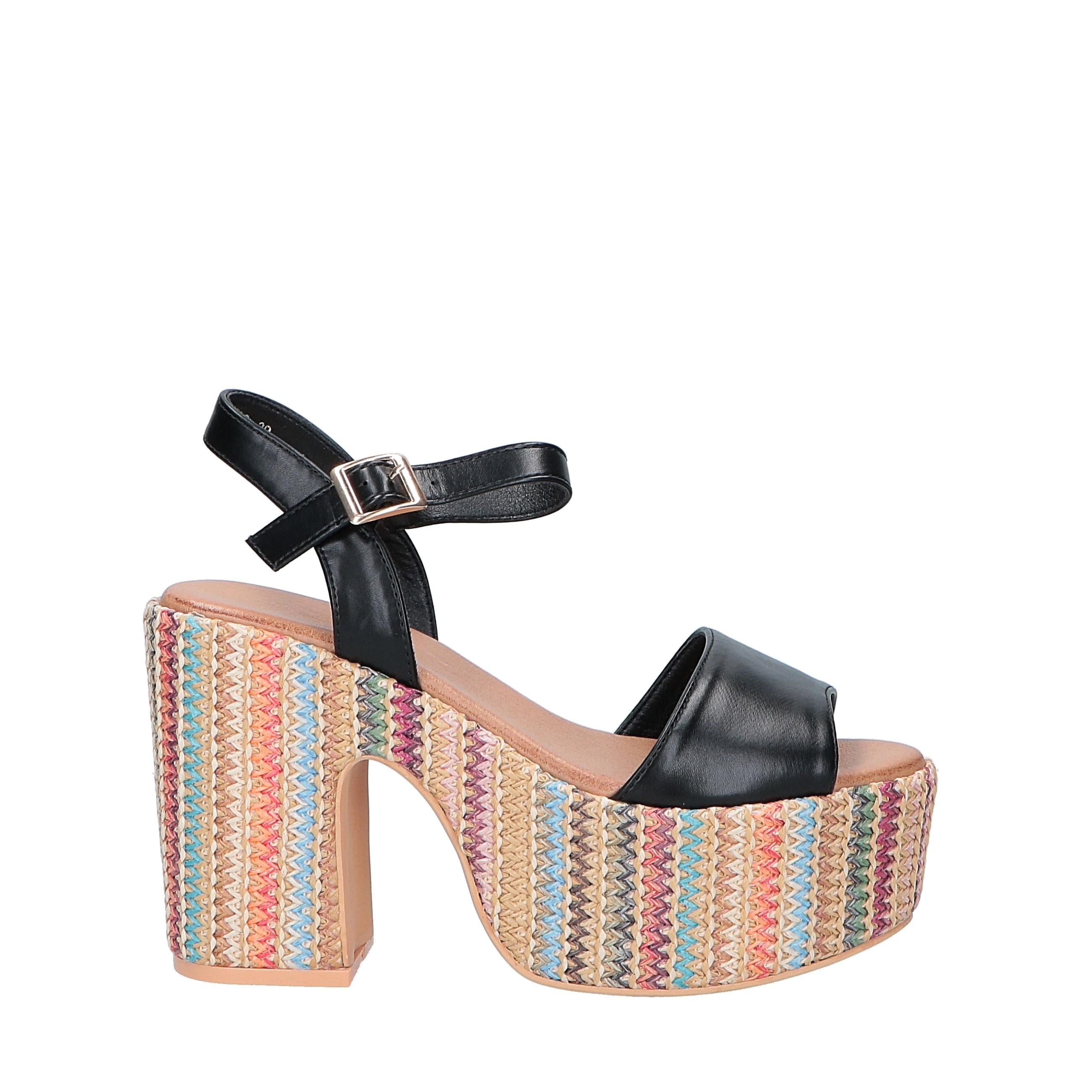 Cecy - Sandali Donna Con Plateau