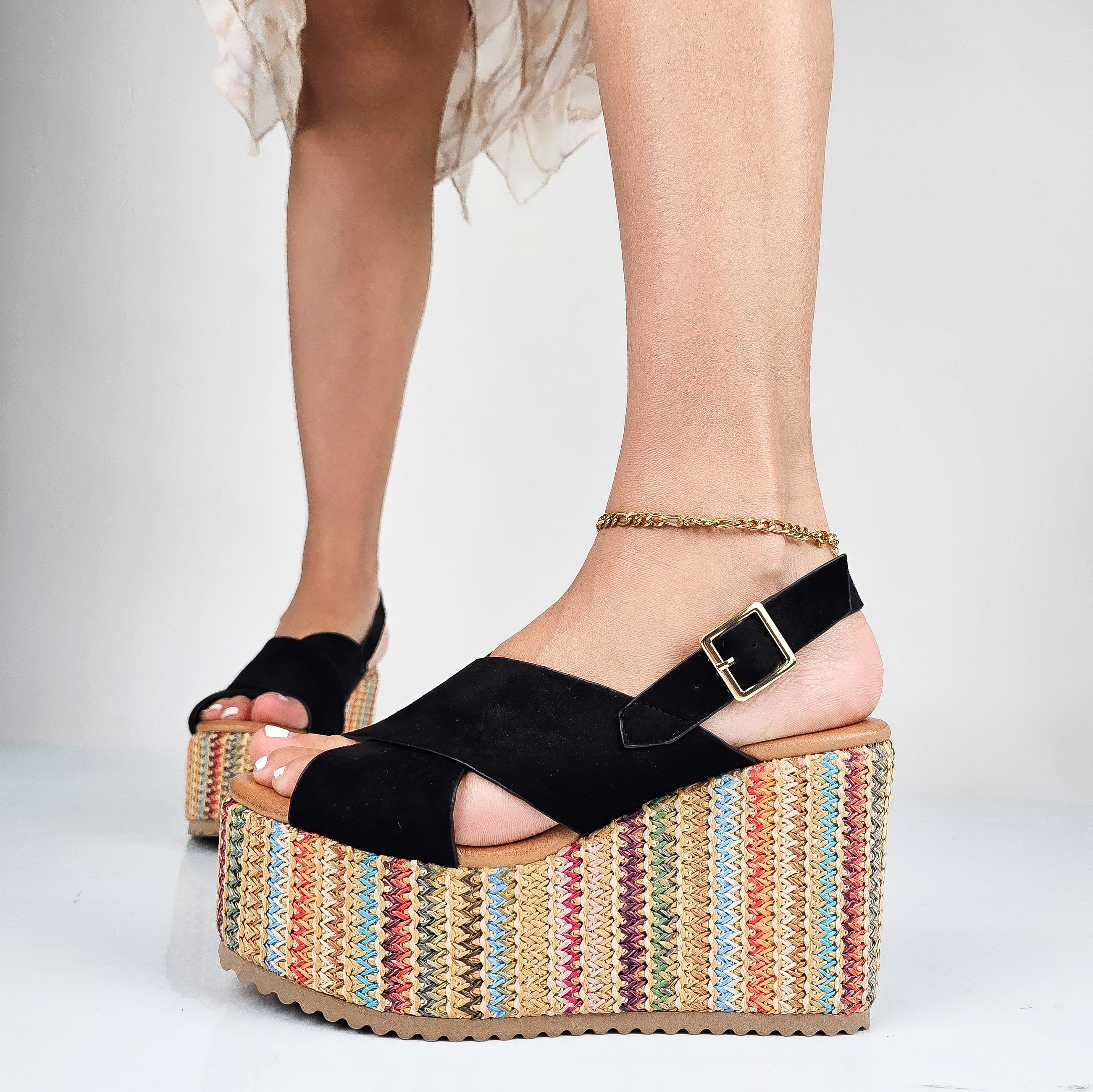 Aisa - Sandali Con Zeppa