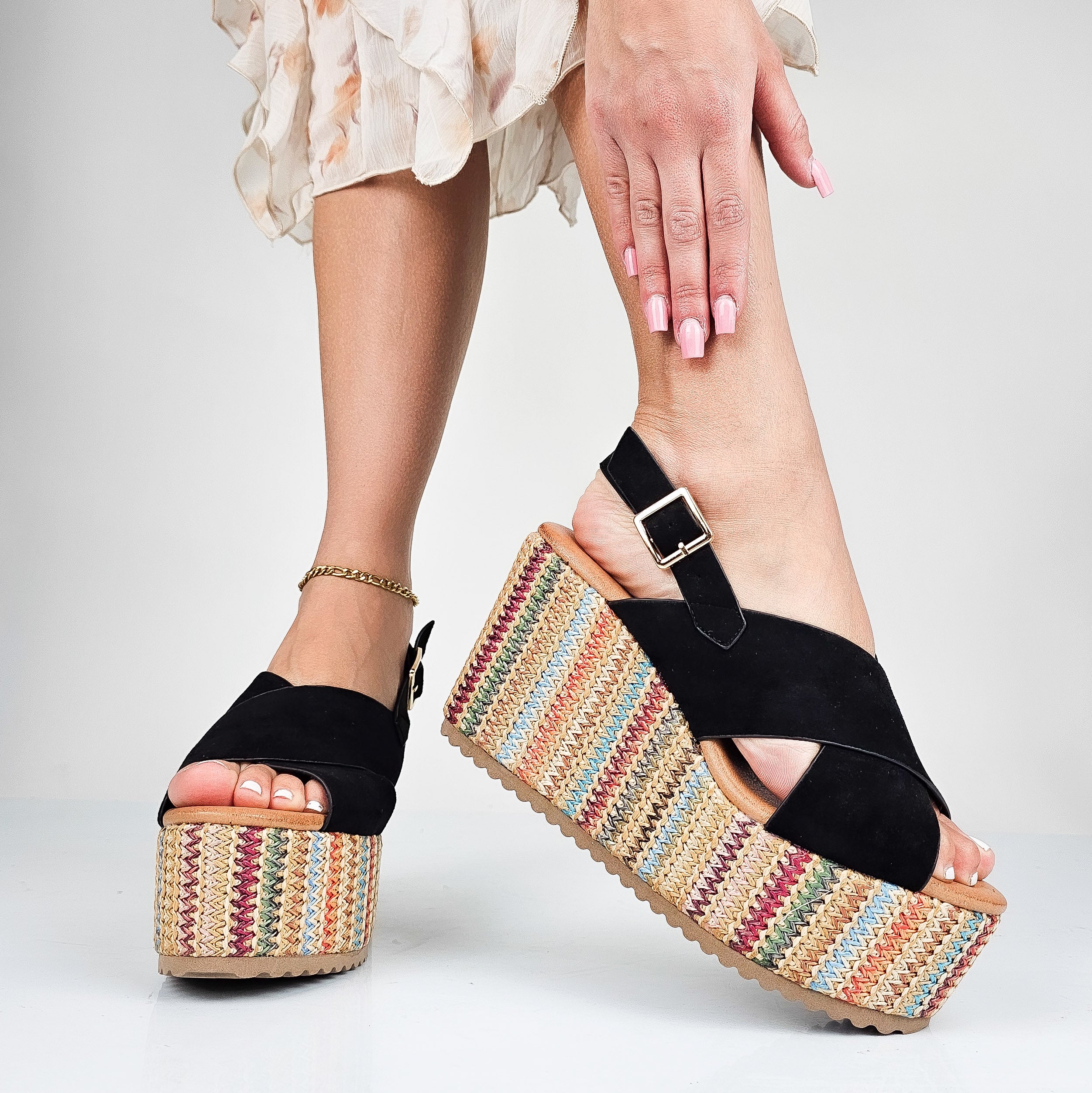 Aisa - Sandali Con Zeppa