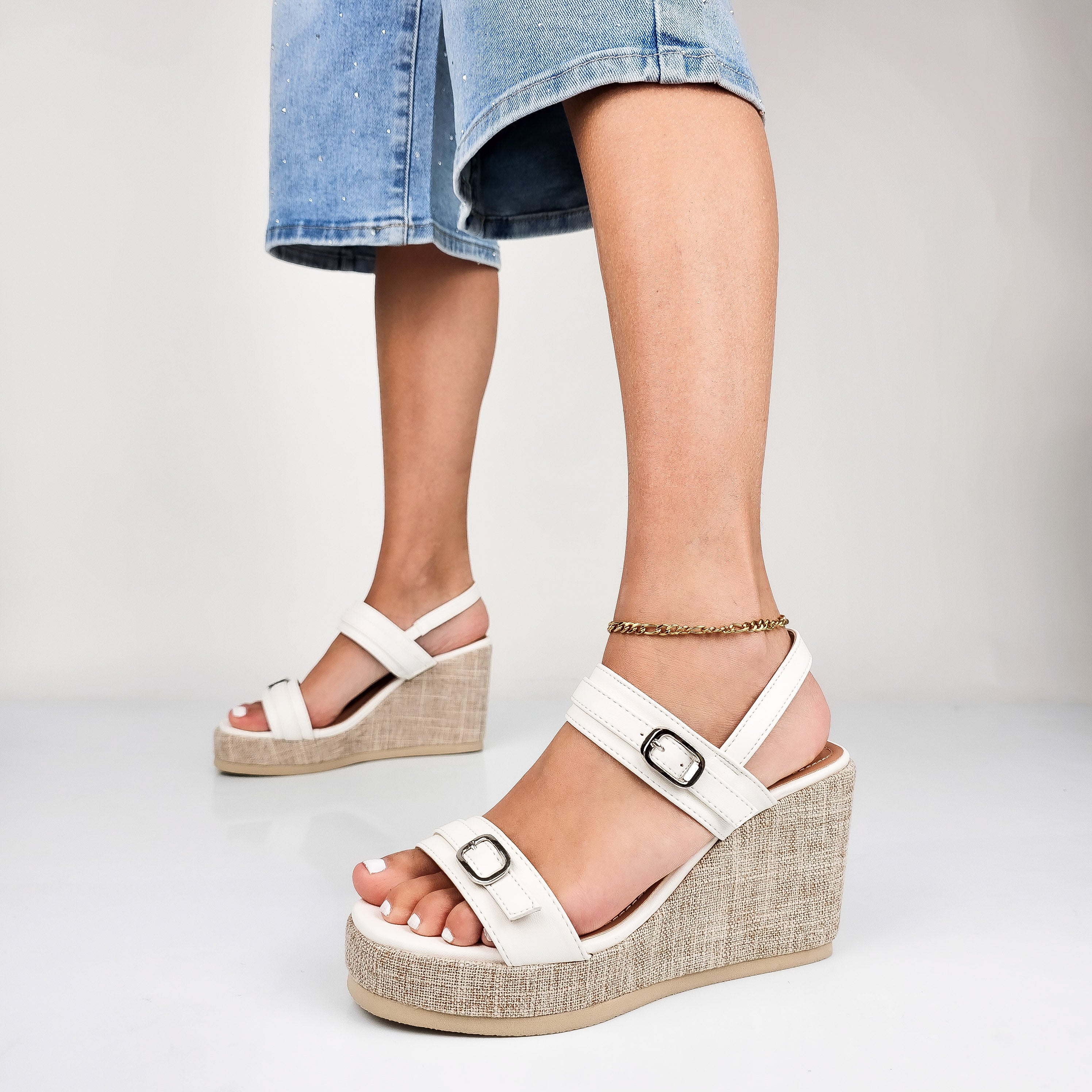Velina - Sandali Con Zeppa