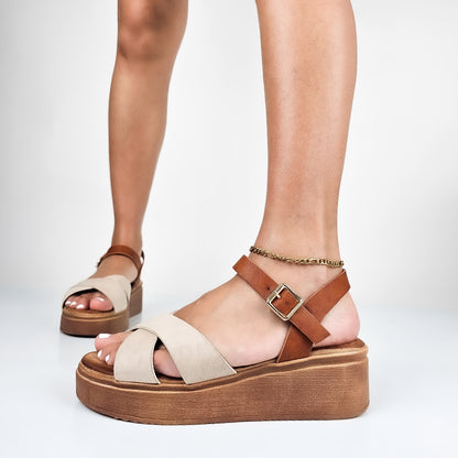 Solene - Sandali Con Zeppa