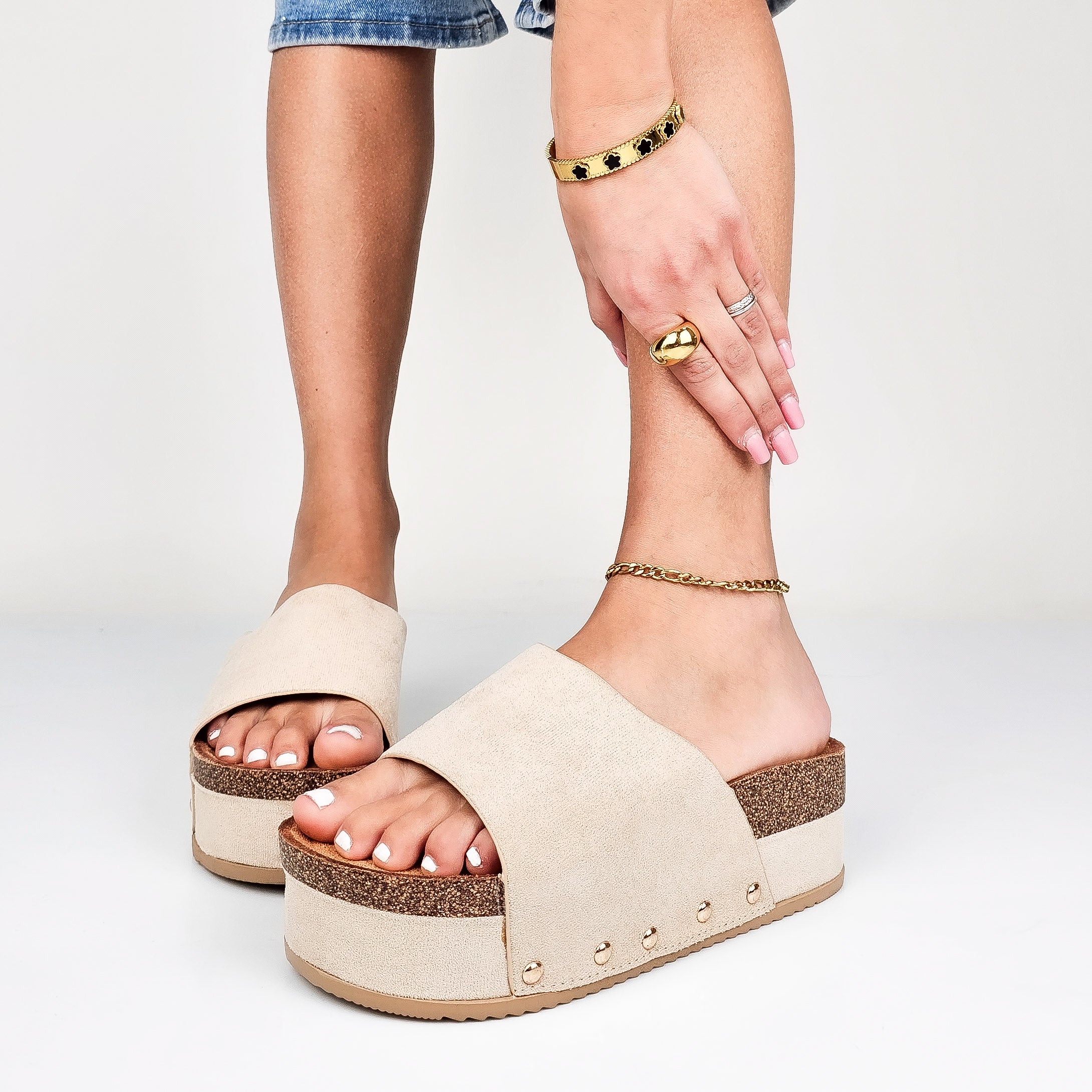 Evania - Ciabattoni Con Platform