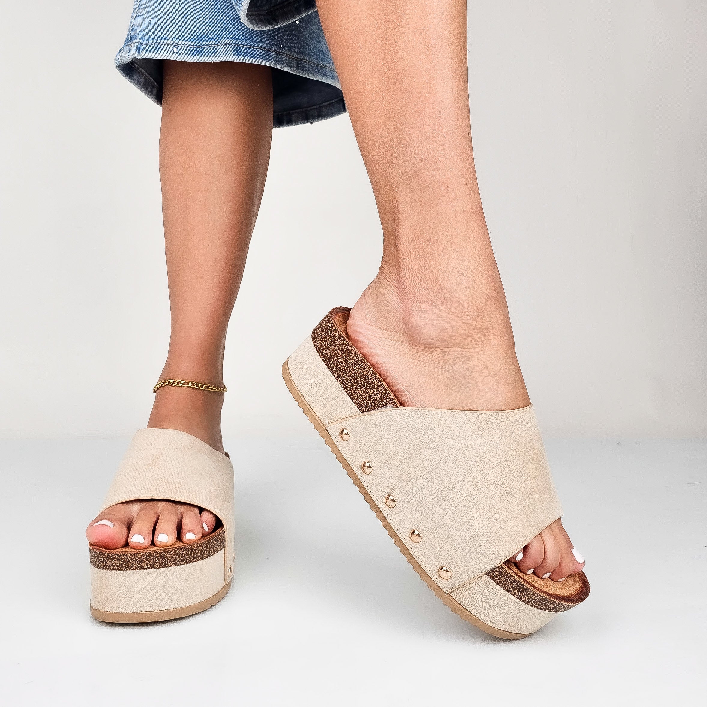 Evania - Ciabattoni Con Platform