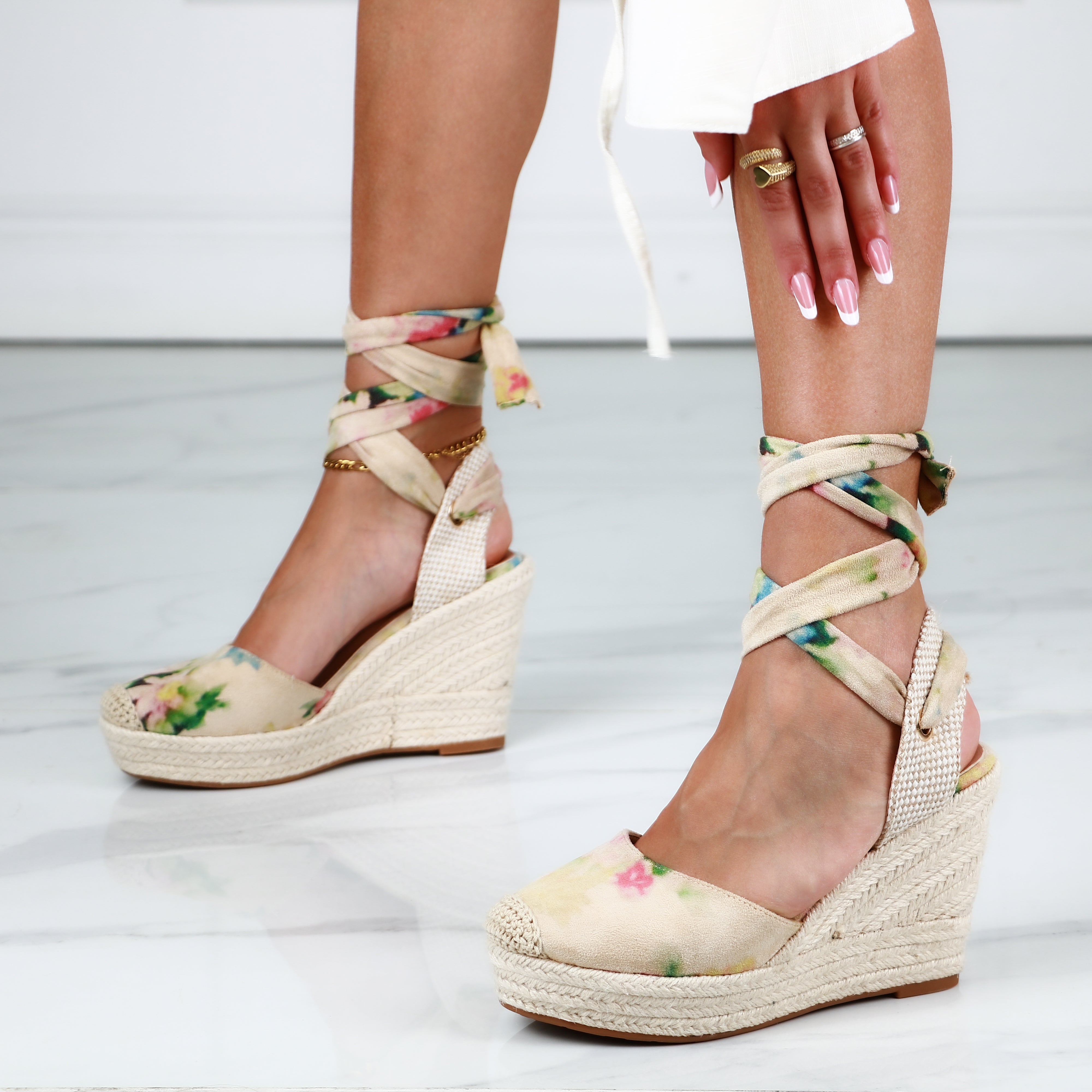 Amalie - Espadrillas Con Zeppa