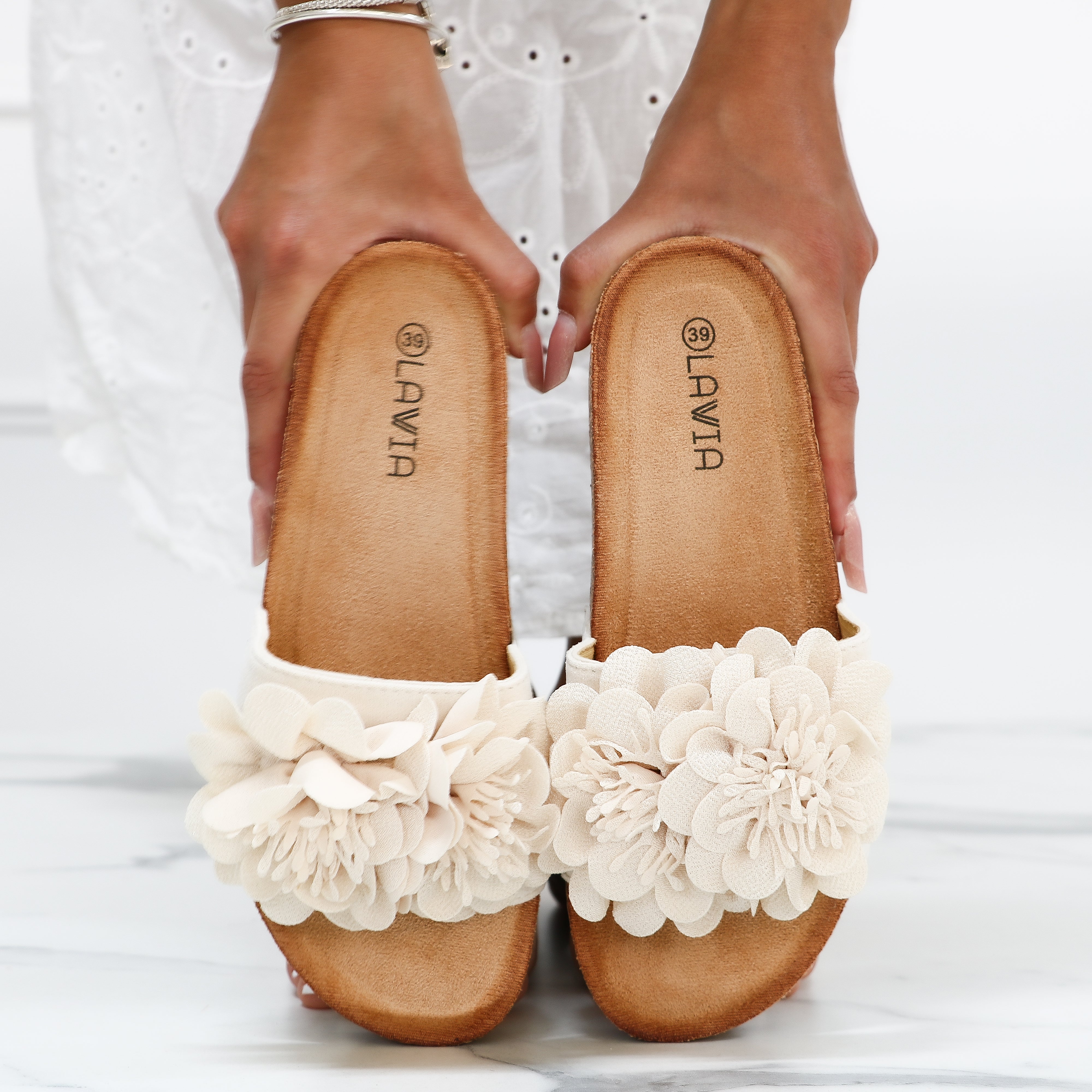 Flover - Ciabattine Donna Fiore