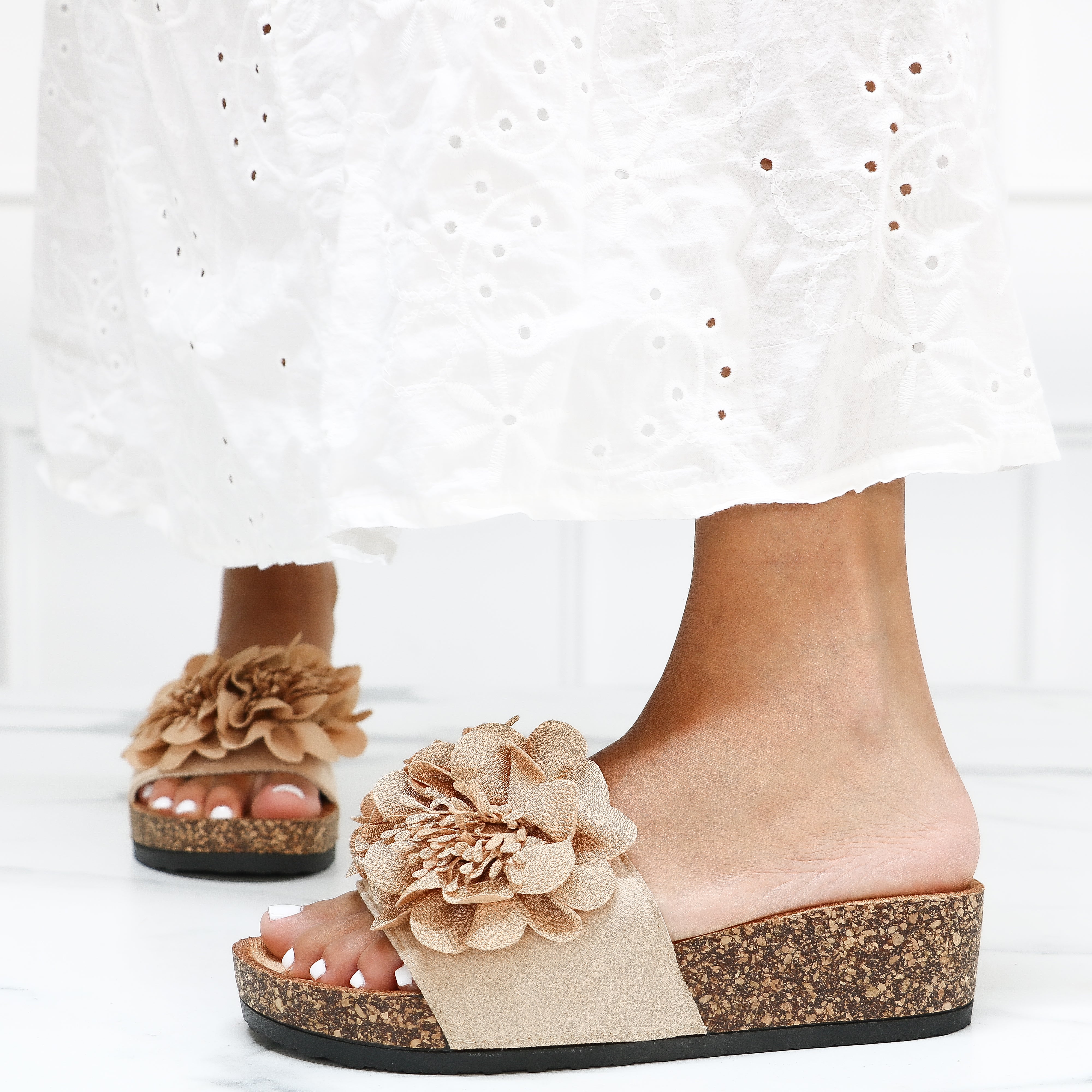 Flover - Ciabattine Donna Fiore